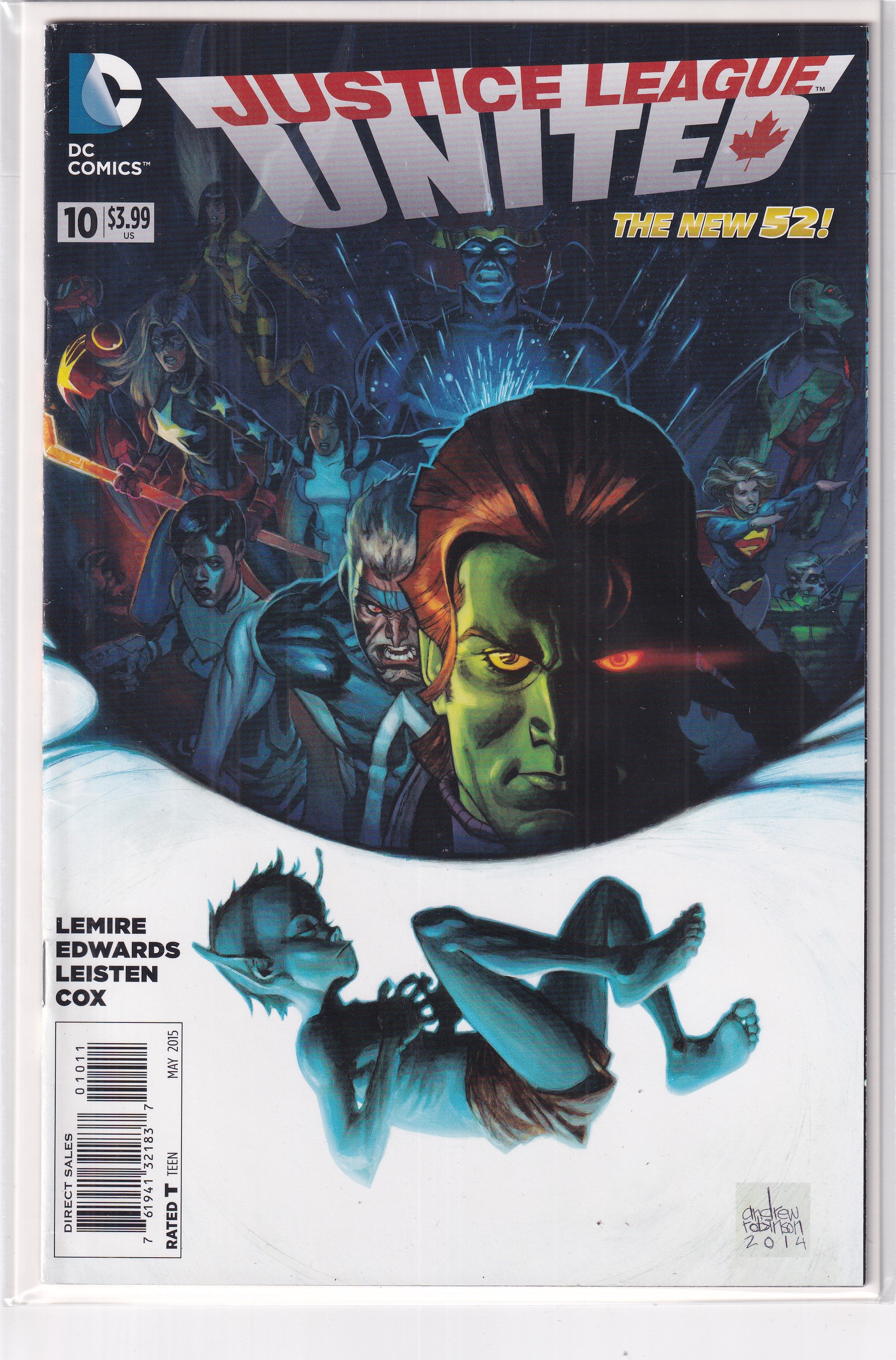 JUSTICE LEAGUE UNITED #10 - Slab City Comics 