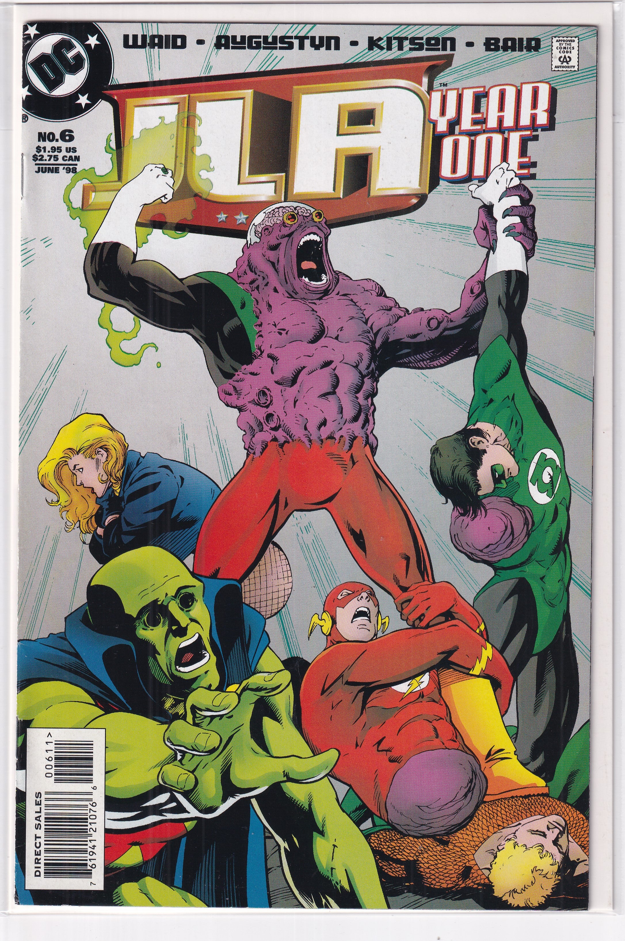 JLA YEAR #6 - Slab City Comics 