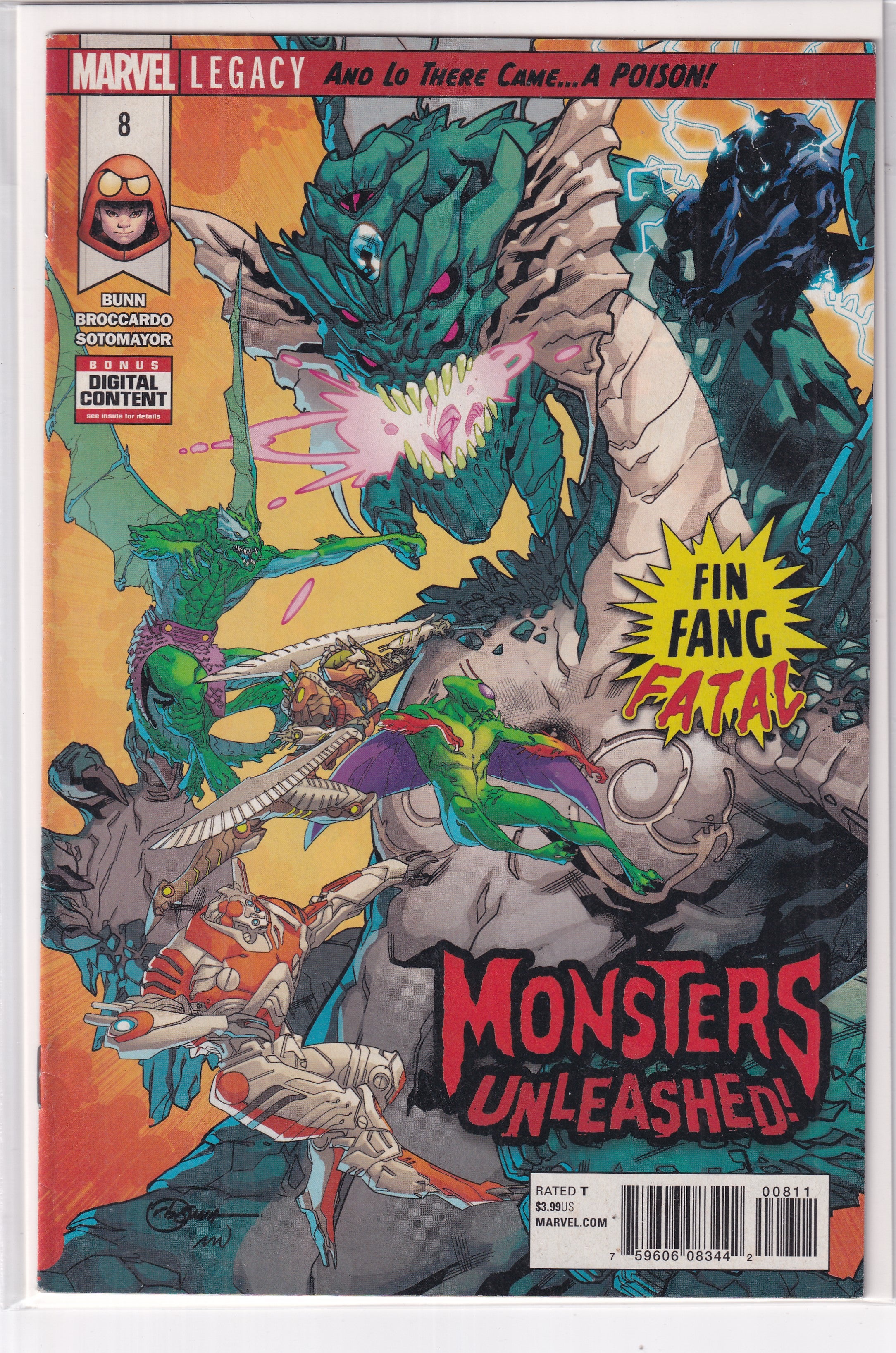 MARVEL LEGACY MONNSTERS UNLEASHED #8 - Slab City Comics 