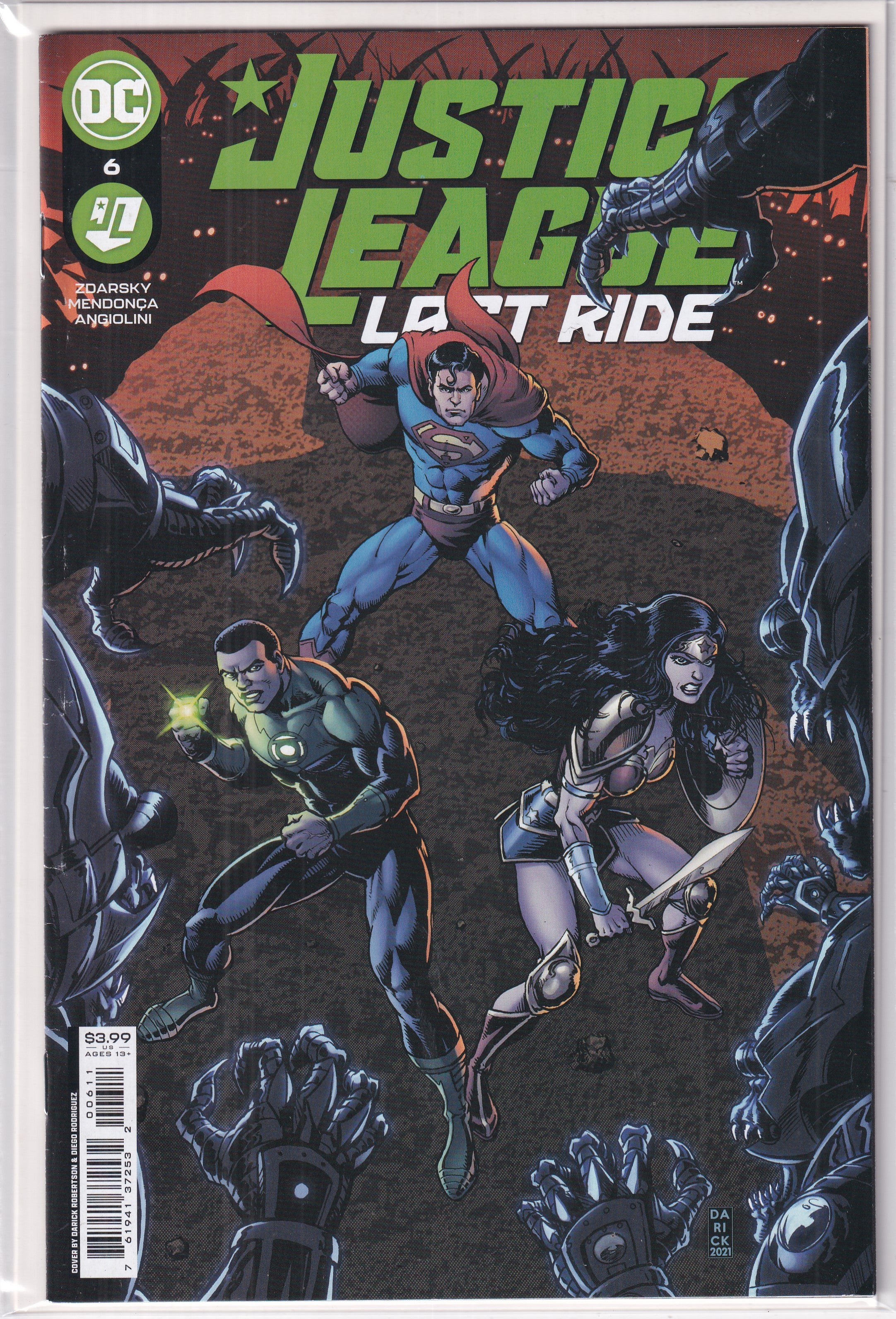 JUSTICE LEAGUE LAST RIDE #6 - Slab City Comics 