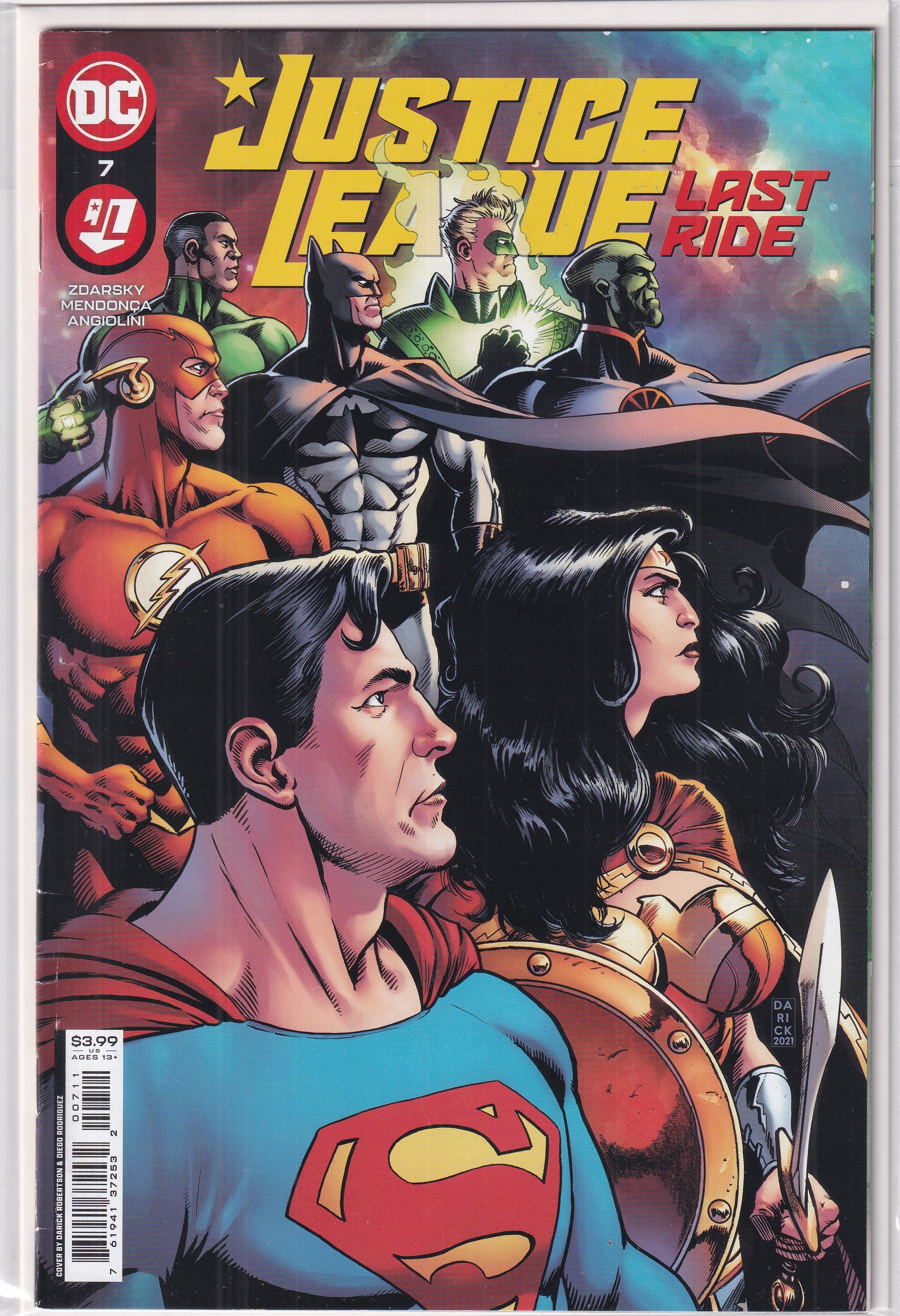 JUSTICE LEAGUE LAST RIDE #7 - Slab City Comics 