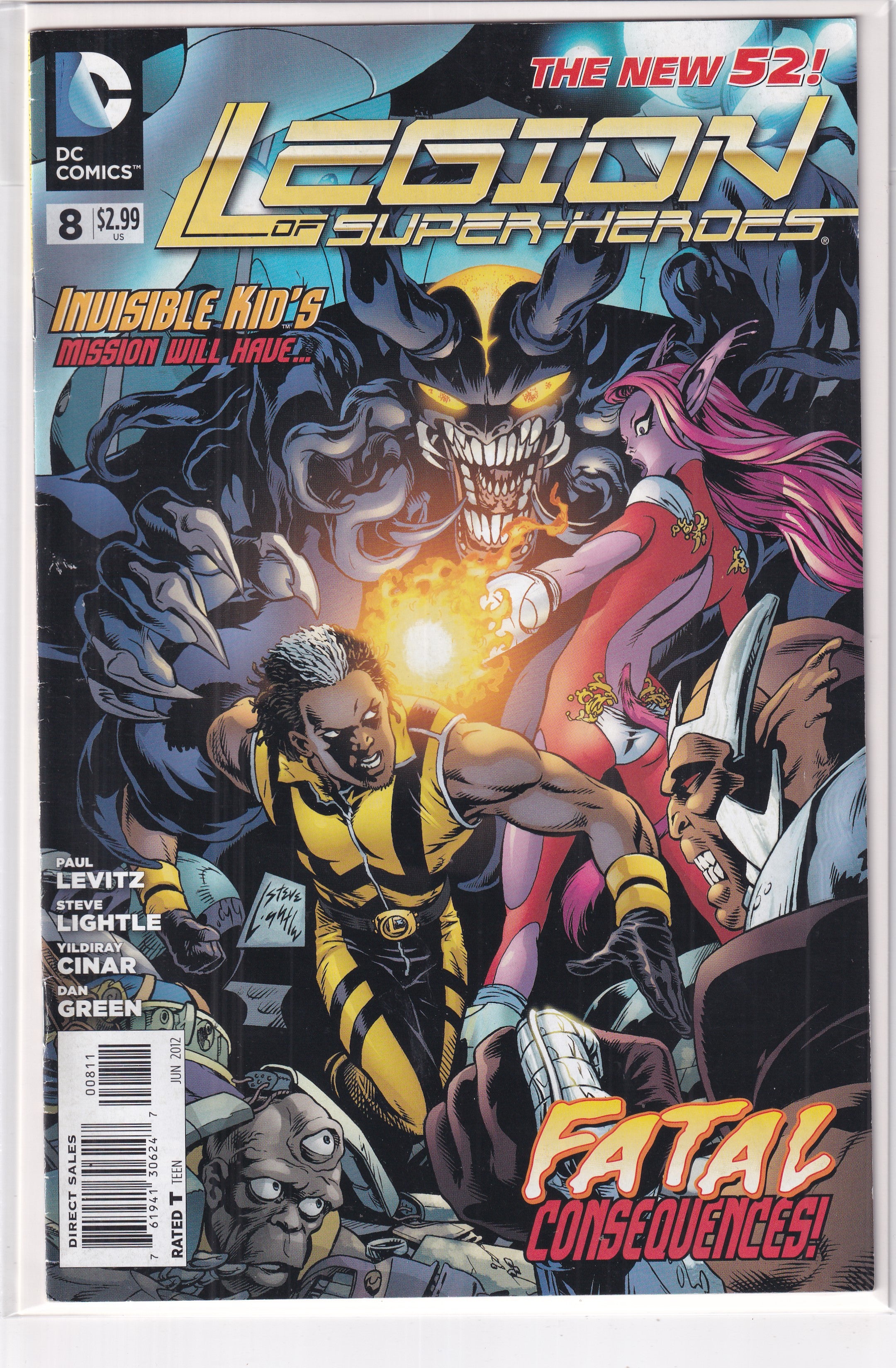 LEGION OF SUPERHEROES #8 - Slab City Comics 