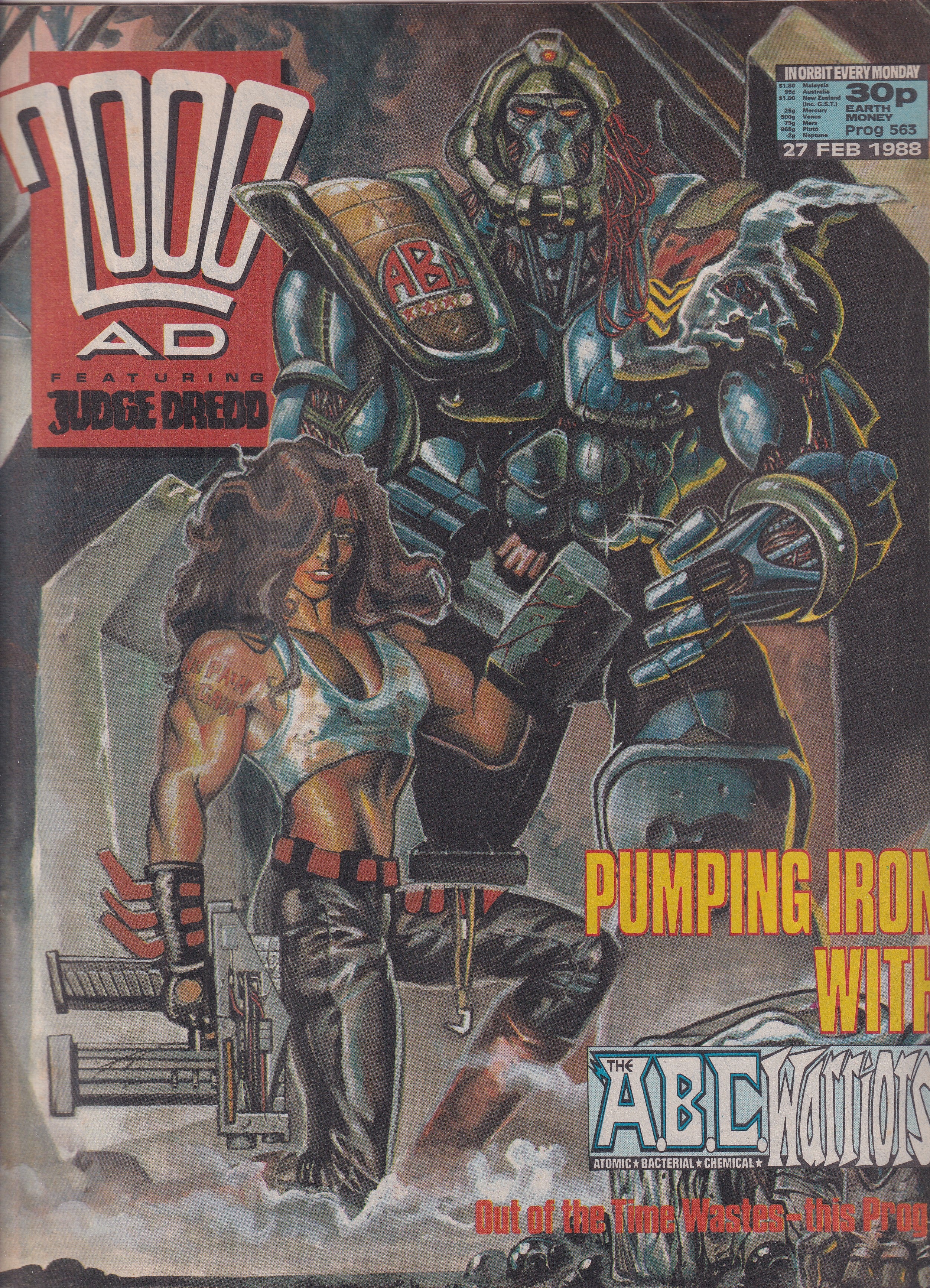 2000 AD FEATURING JUDGE DREDD #563 - Slab City Comics 