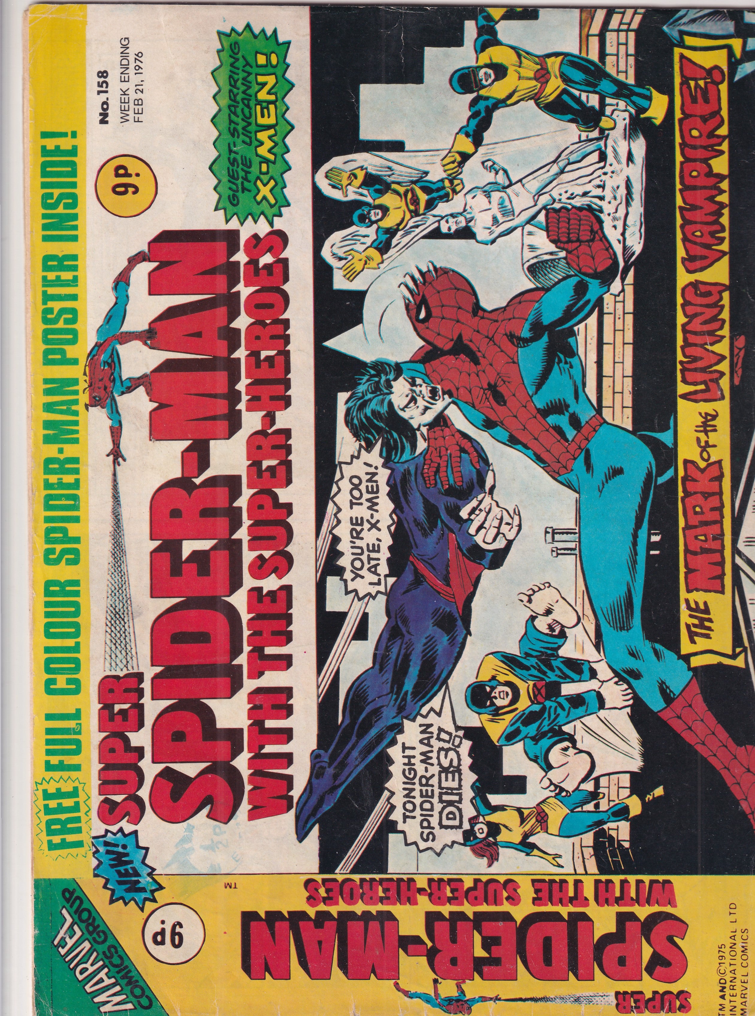 Super Spider-Man with the Super-Heroes #158 - Slab City Comics 