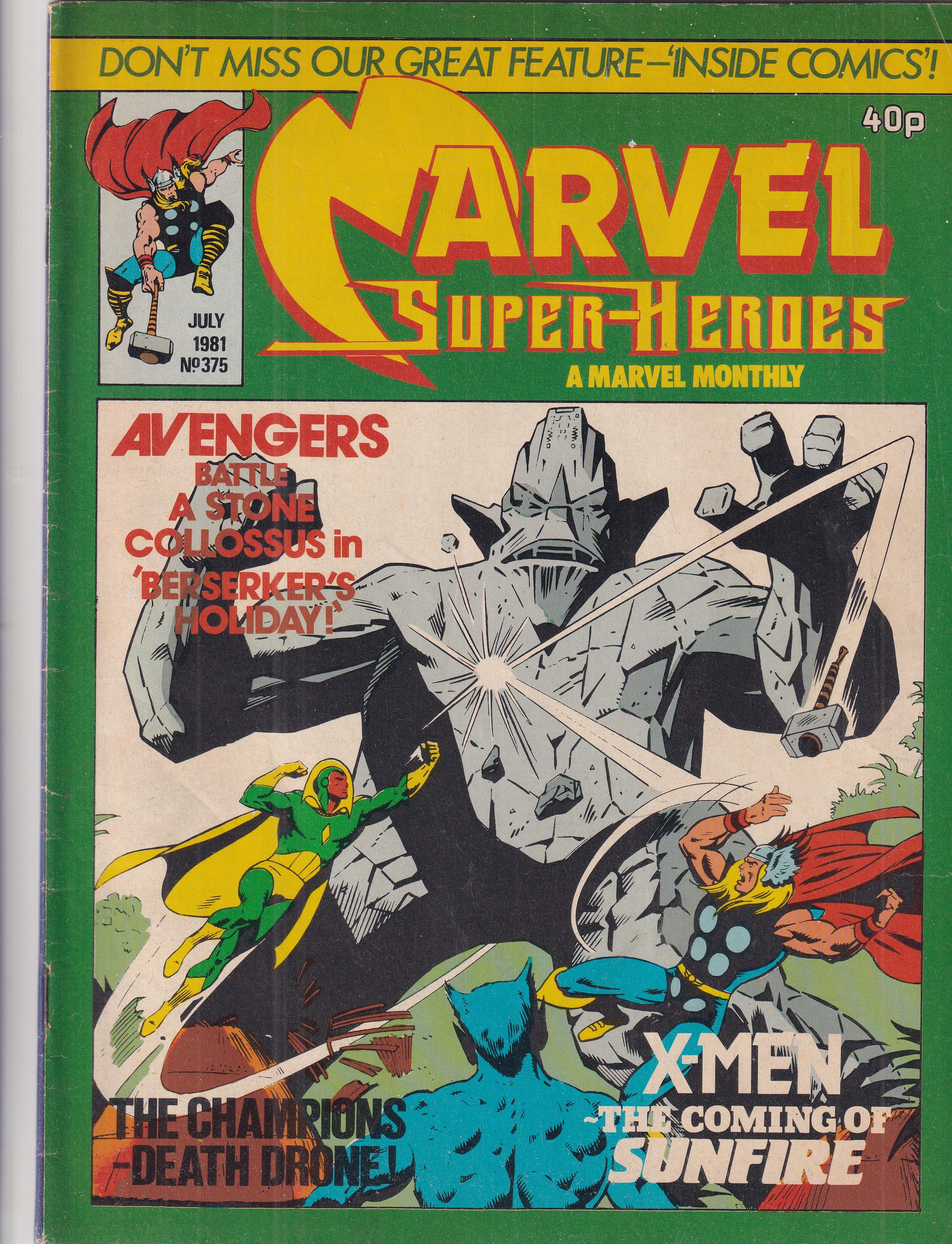 Marvel Super- Heroes #375 - Slab City Comics 