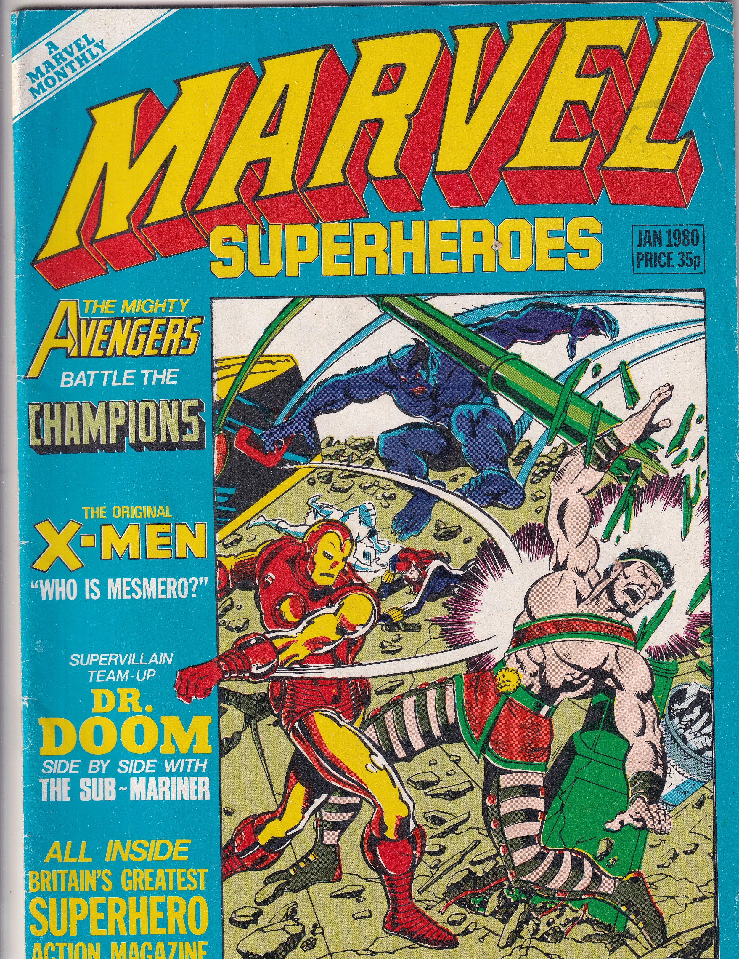 Marvel Super- Heroes JAN 1980 - Slab City Comics 