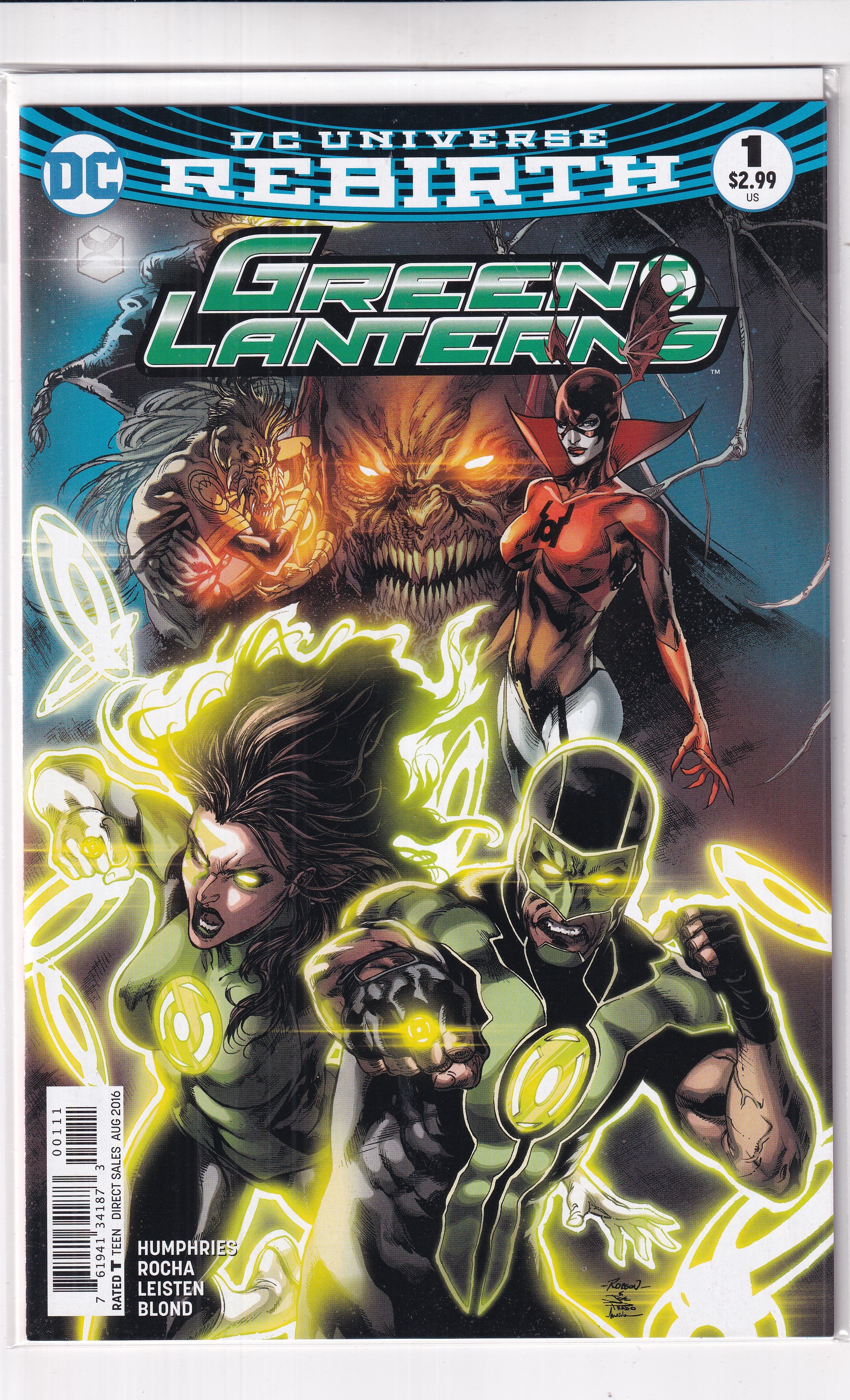 GREEN LANTERNS #1 - Slab City Comics 