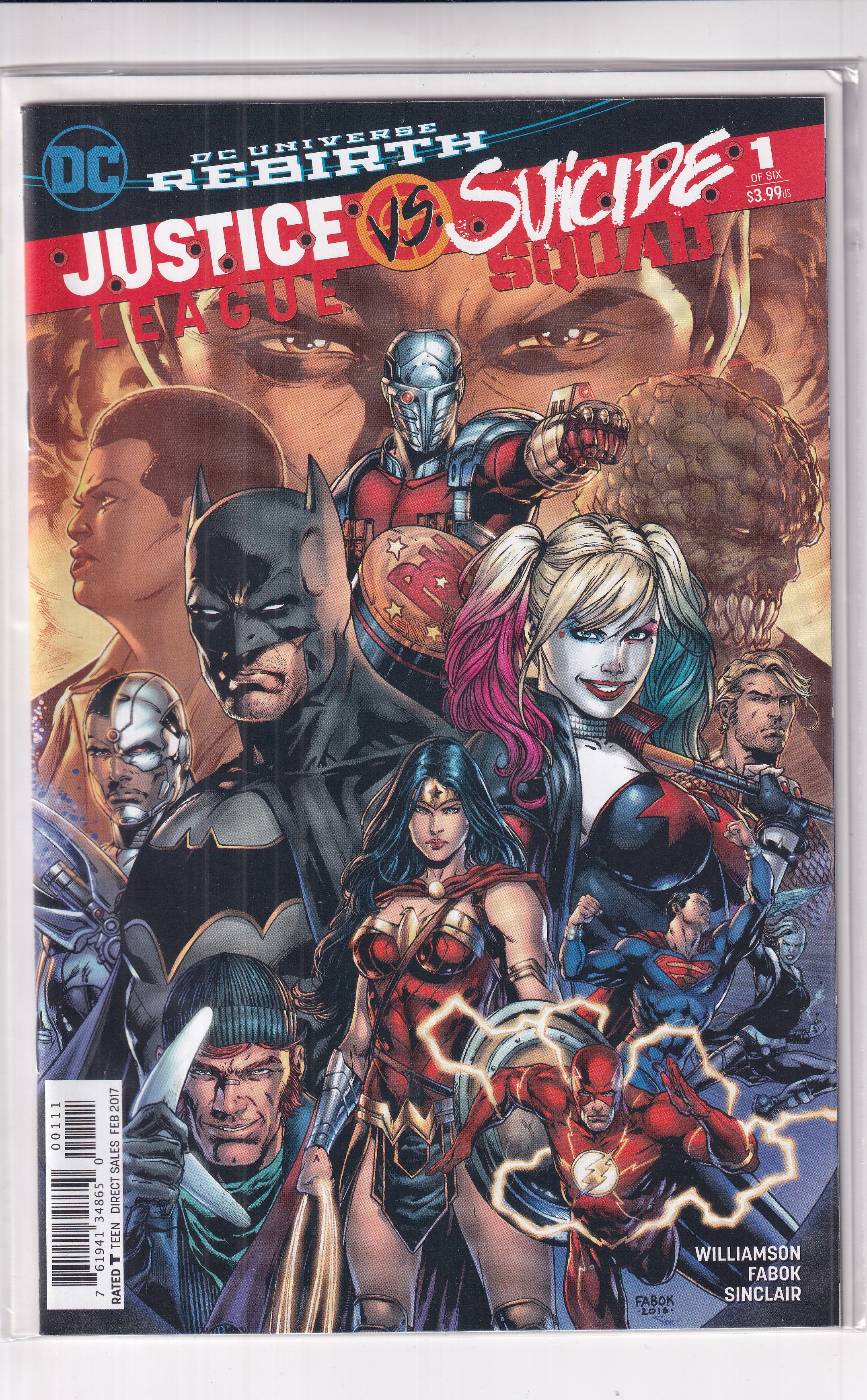 JUSTICE LEAGUE VS SUICIDE SQUAD #1 - Slab City Comics 