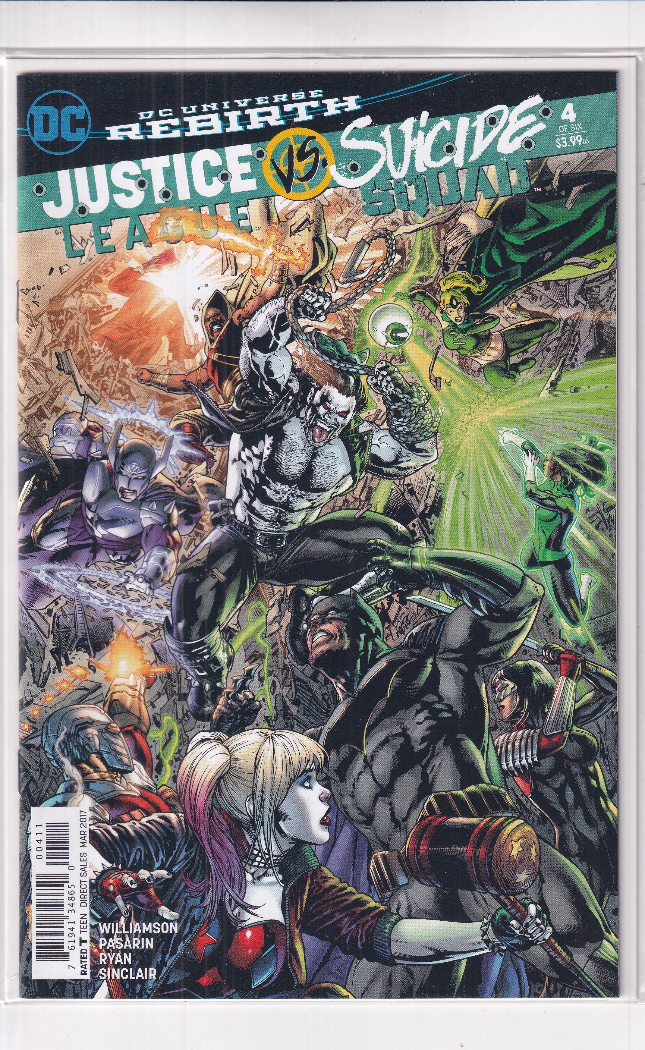 JUSTICE LEAGUE VS SUICIDE SQUAD #4 - Slab City Comics 