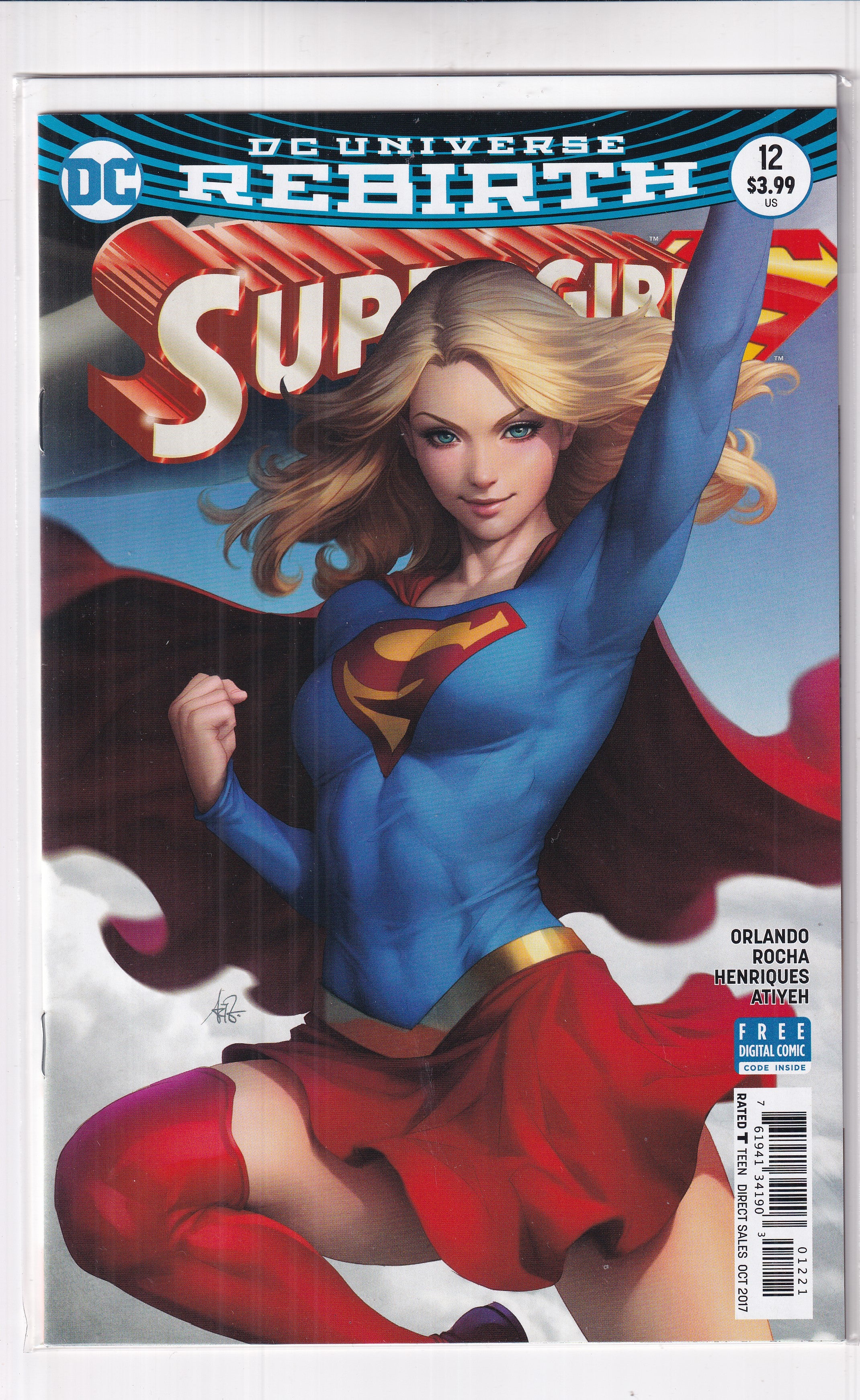 SUPERGIRL #12 ARTGERM VARIANT - Slab City Comics 