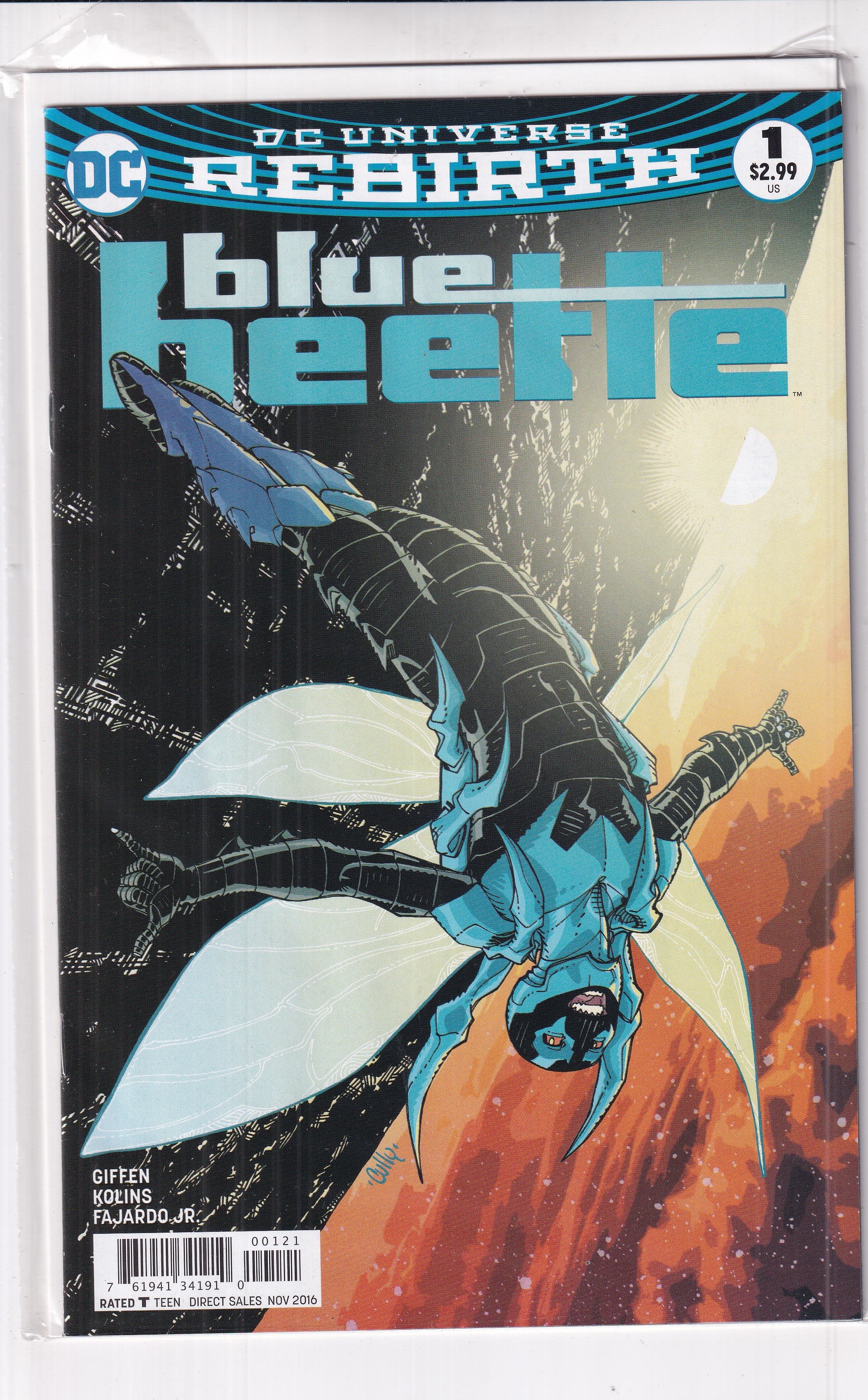 DC UNIVERSE REBIRTH BLUE BEETLE #1 - Slab City Comics 