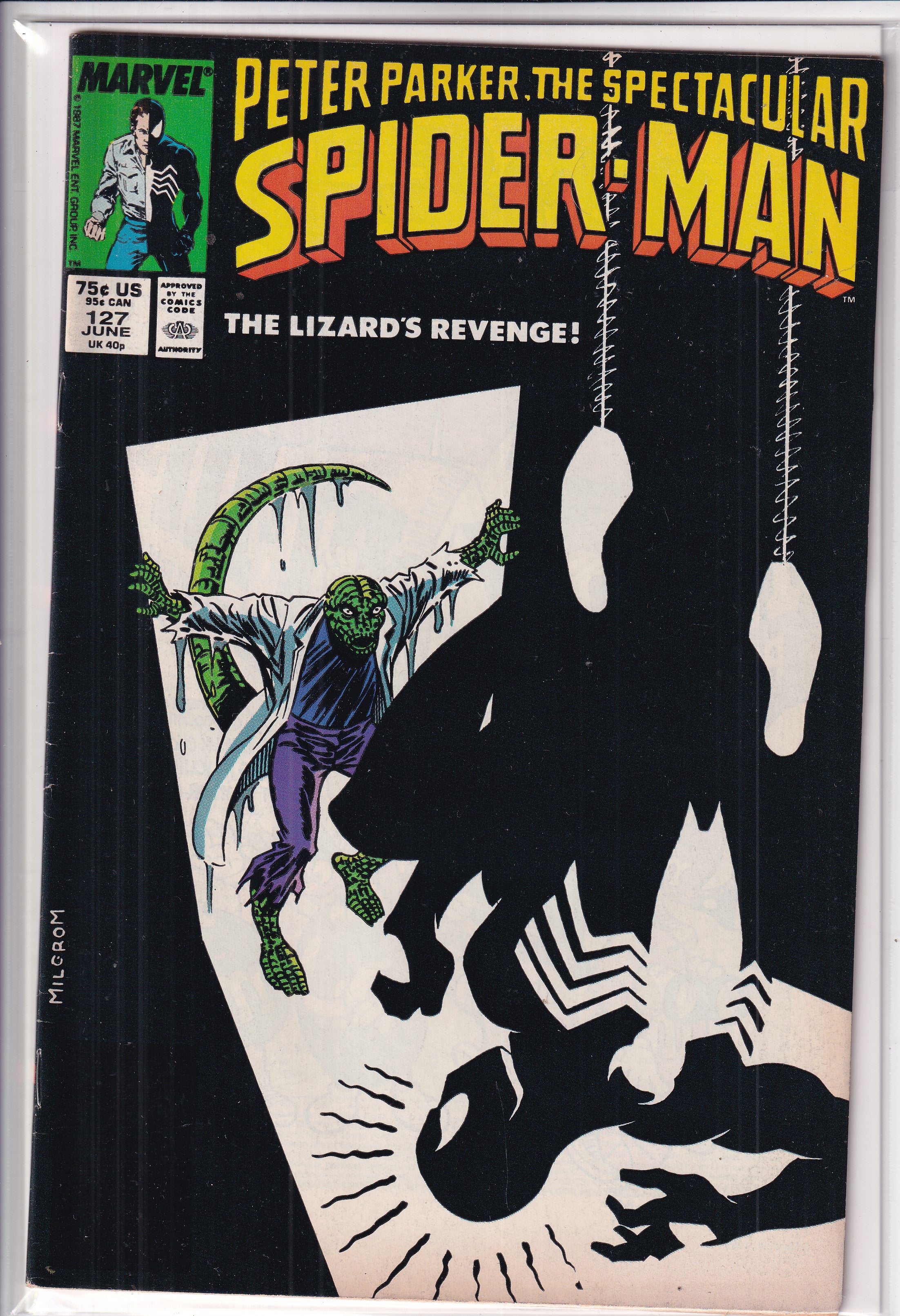 Peter Parker The Spectacular Spider-Man #127 - Slab City Comics 