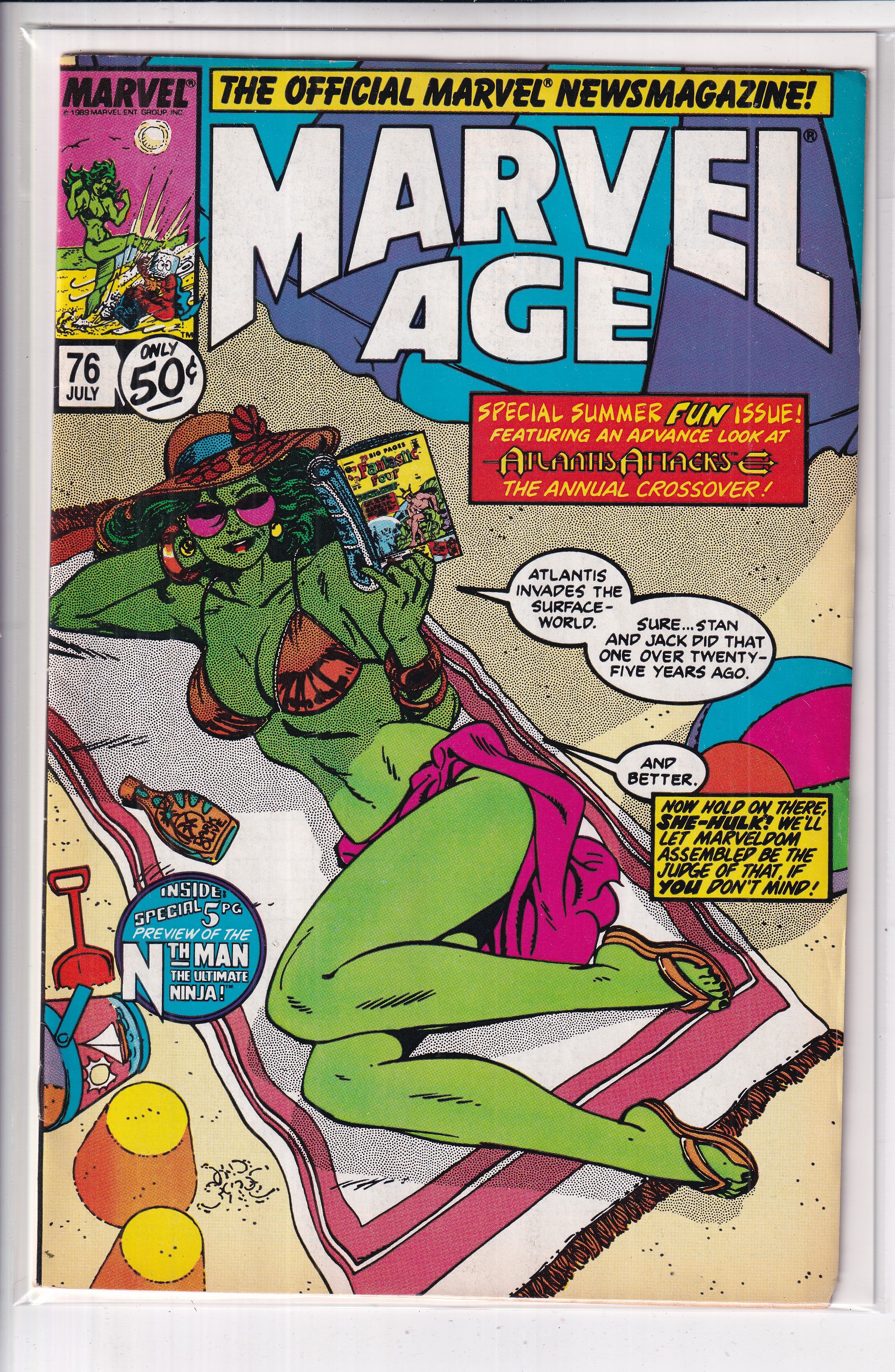 Marvel Age #76 - Slab City Comics 