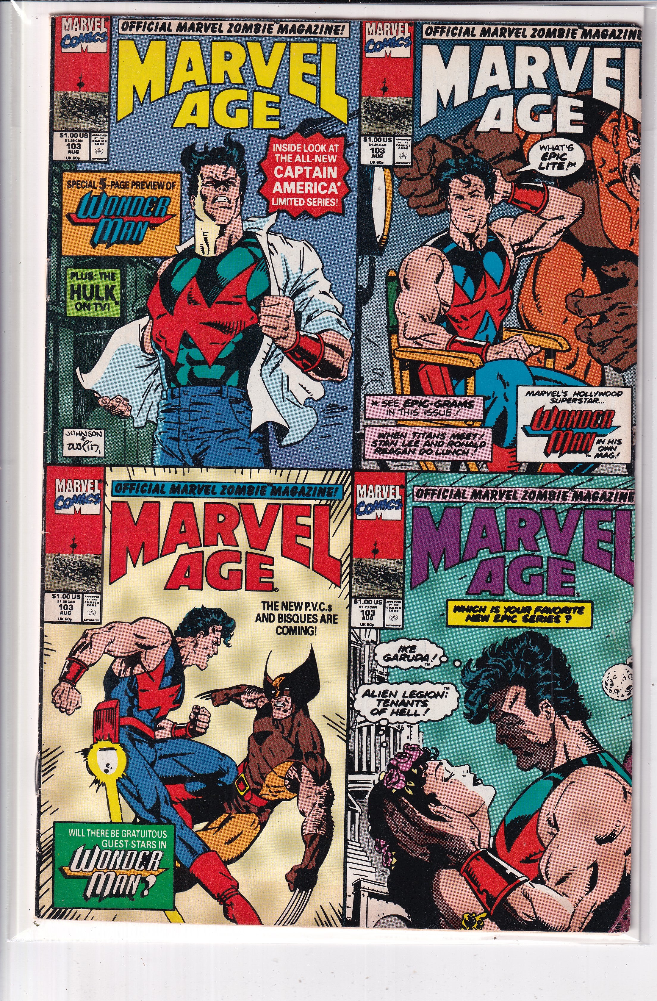 Marvel Age #103 - Slab City Comics 