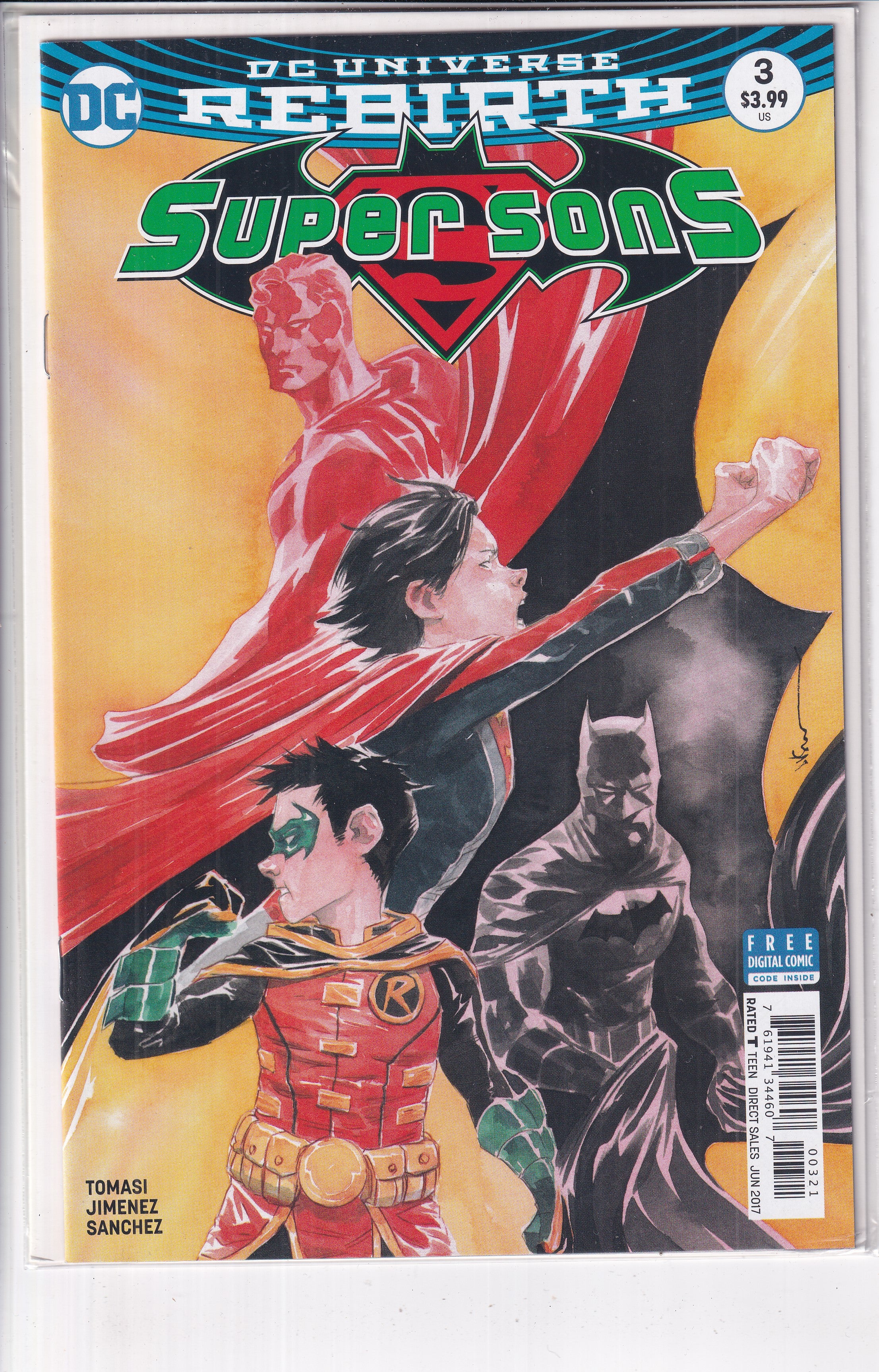 Super Sons #3 Variant - Slab City Comics 