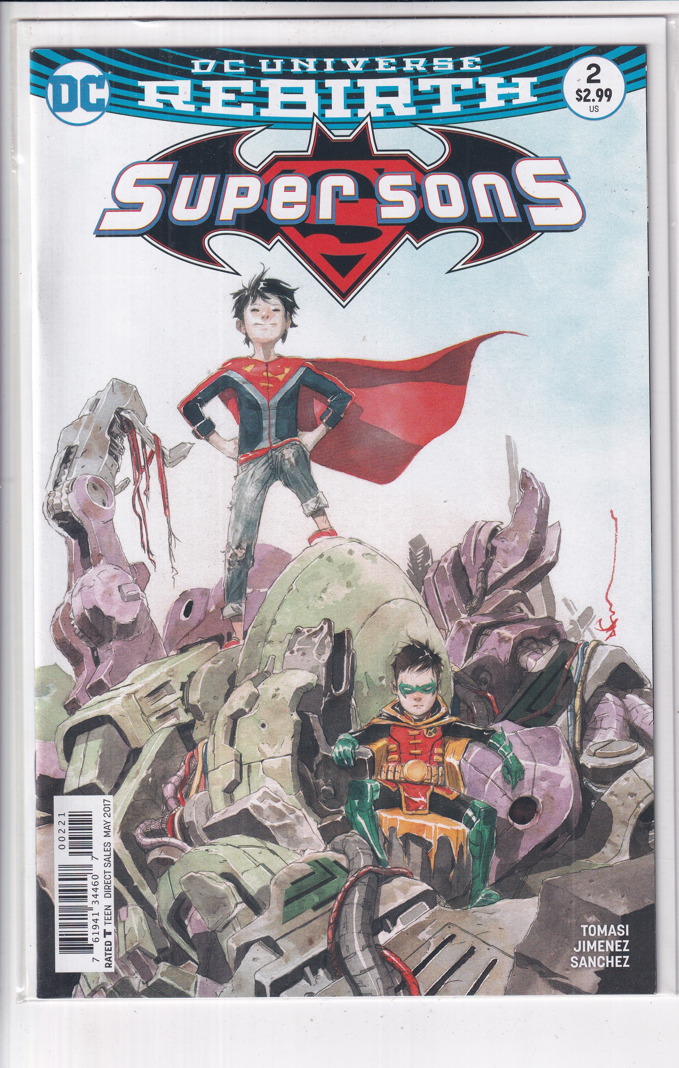 Super Sons #2 Variant - Slab City Comics 