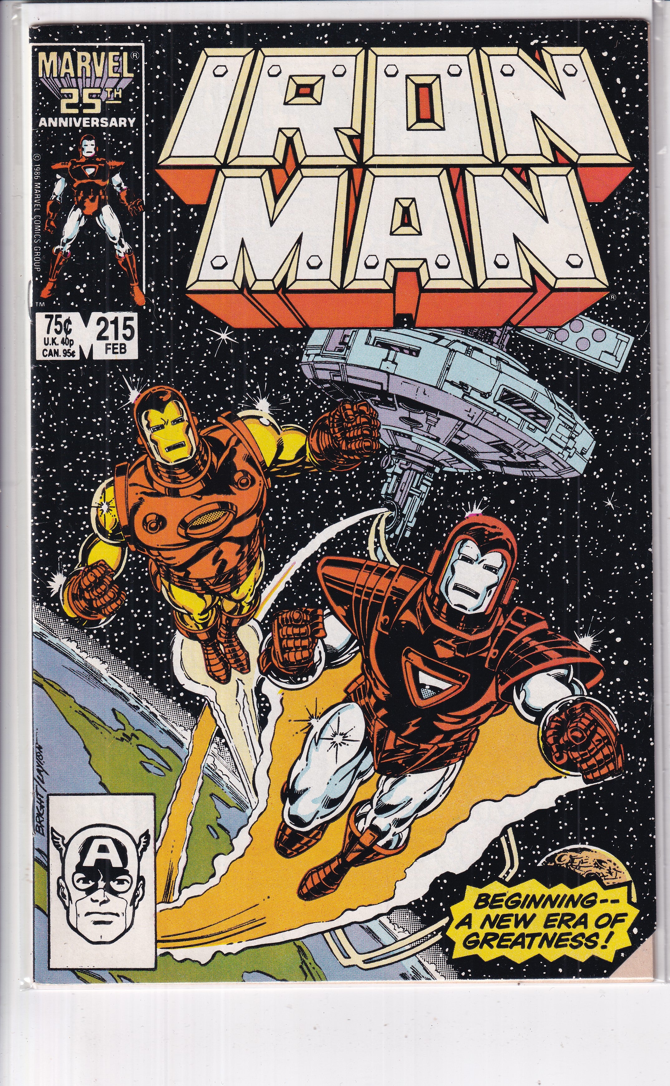 Iron Man #215 - Slab City Comics 