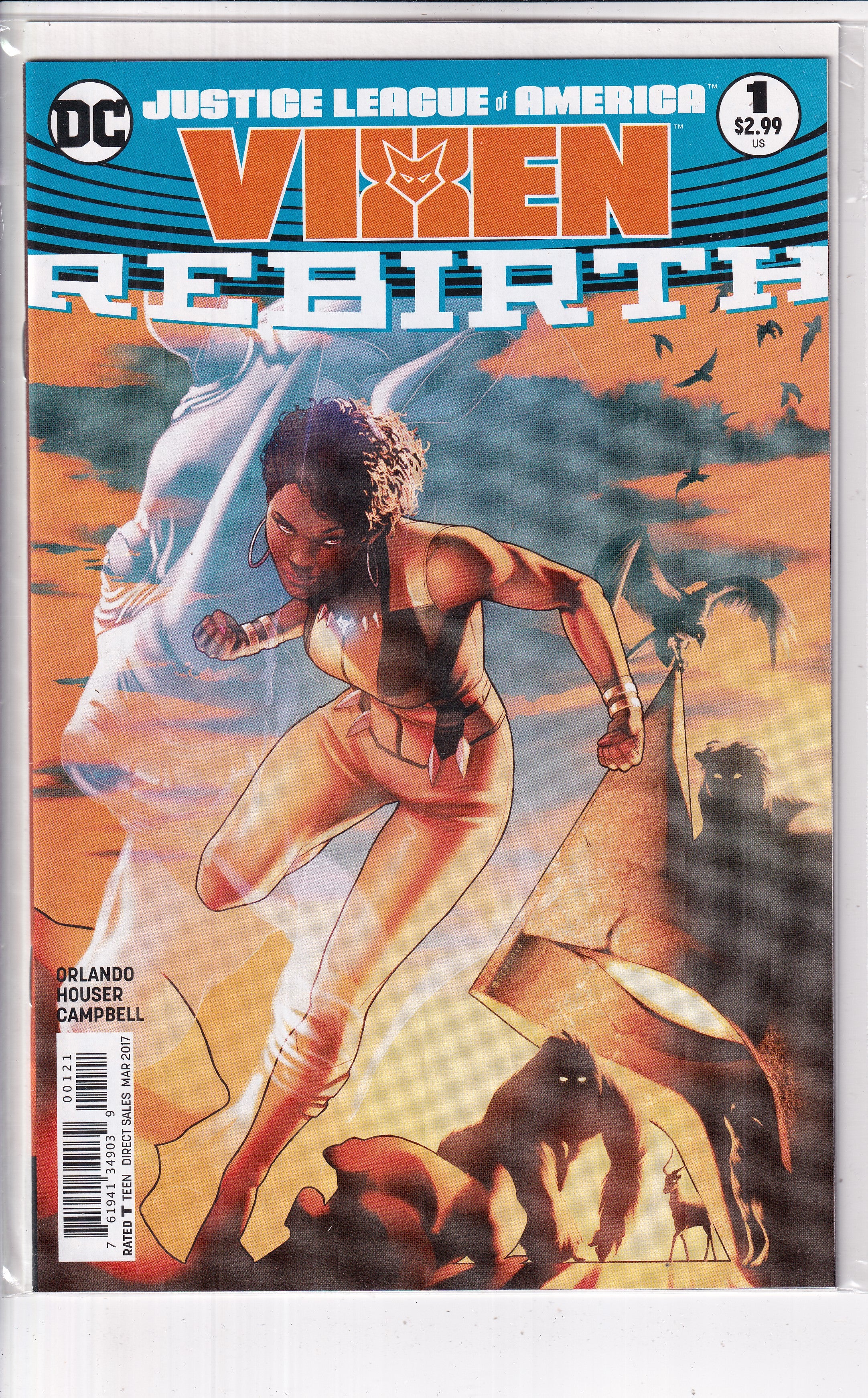 Justice League Of America Vixen #1 Variant - Slab City Comics 