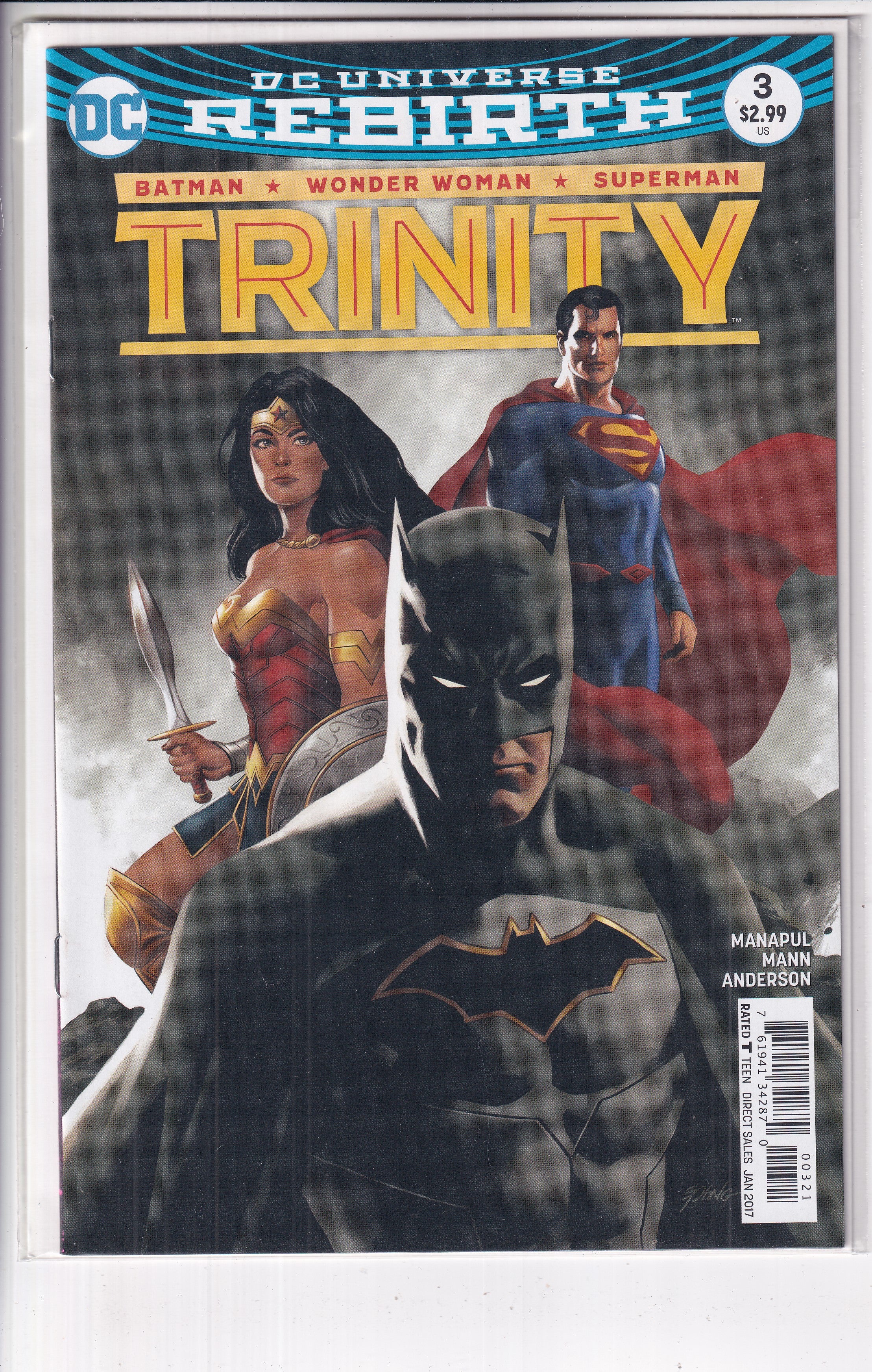 Trinity #3 Variant - Slab City Comics 