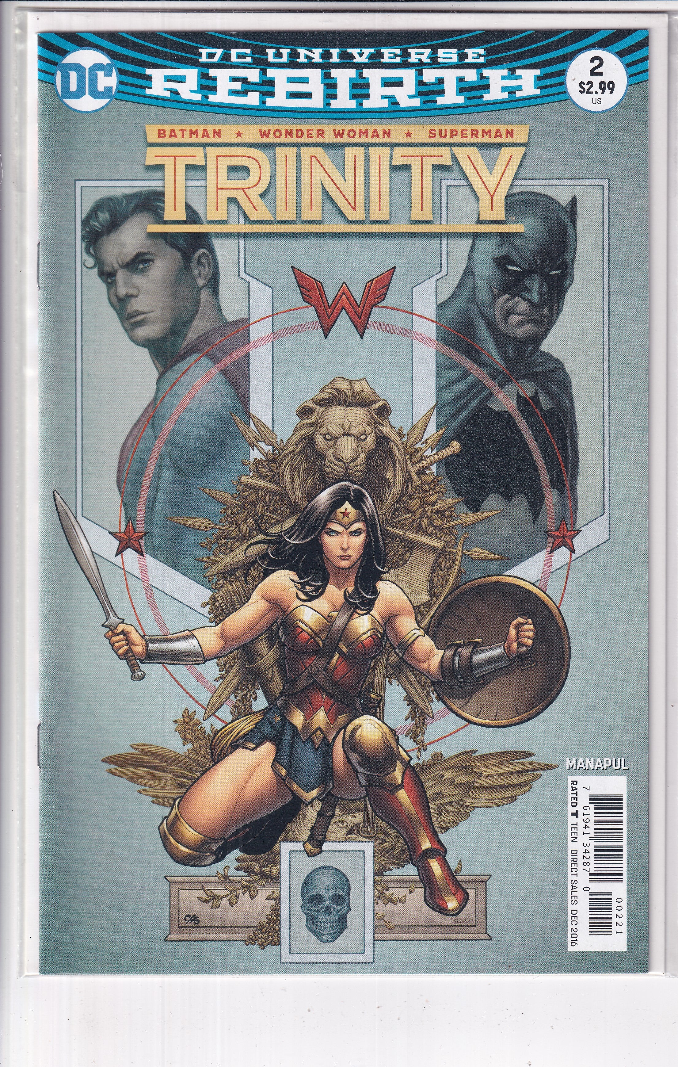 Trinity #2 Variant - Slab City Comics 