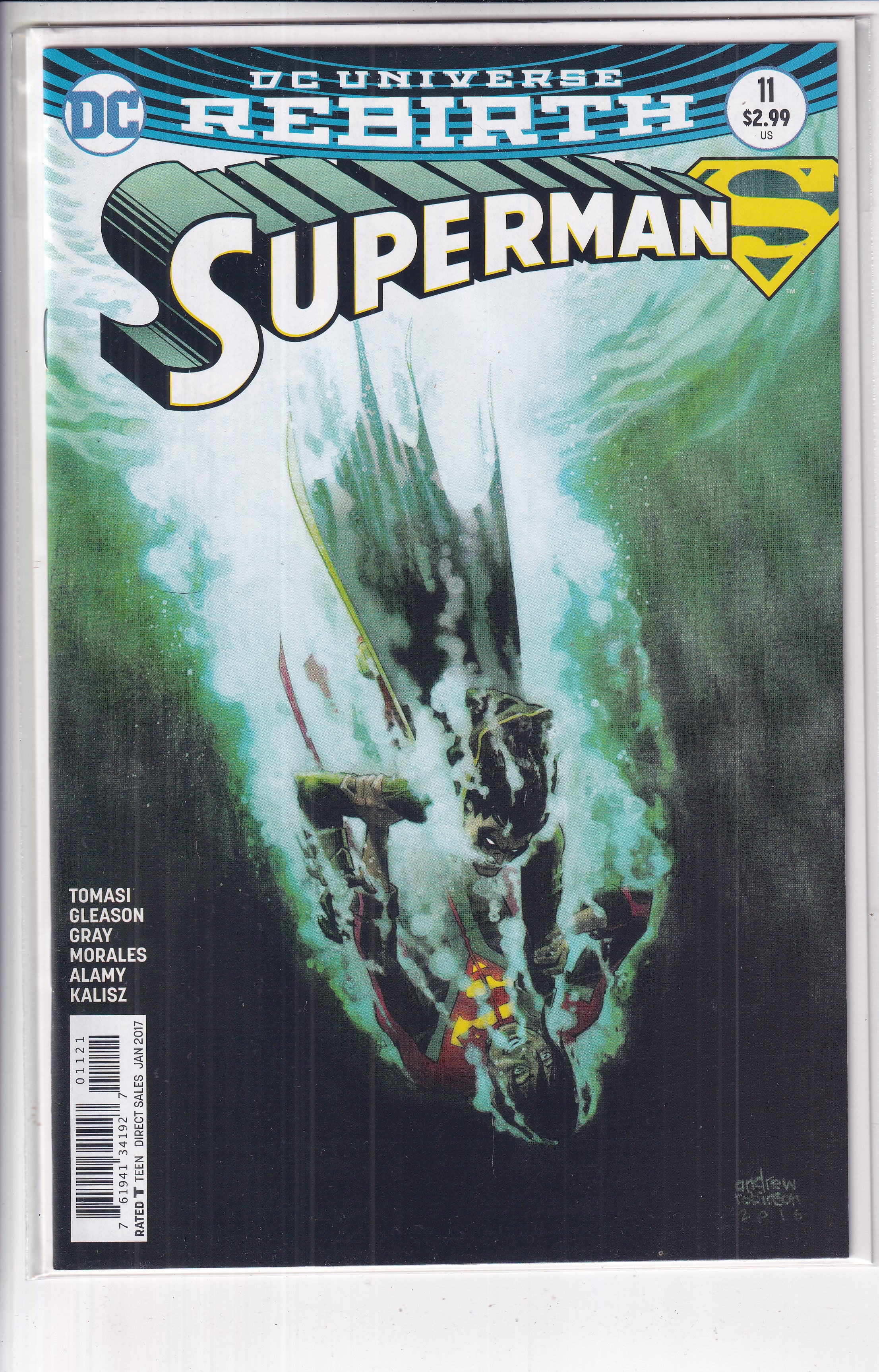 Superman #11 Variant - Slab City Comics 