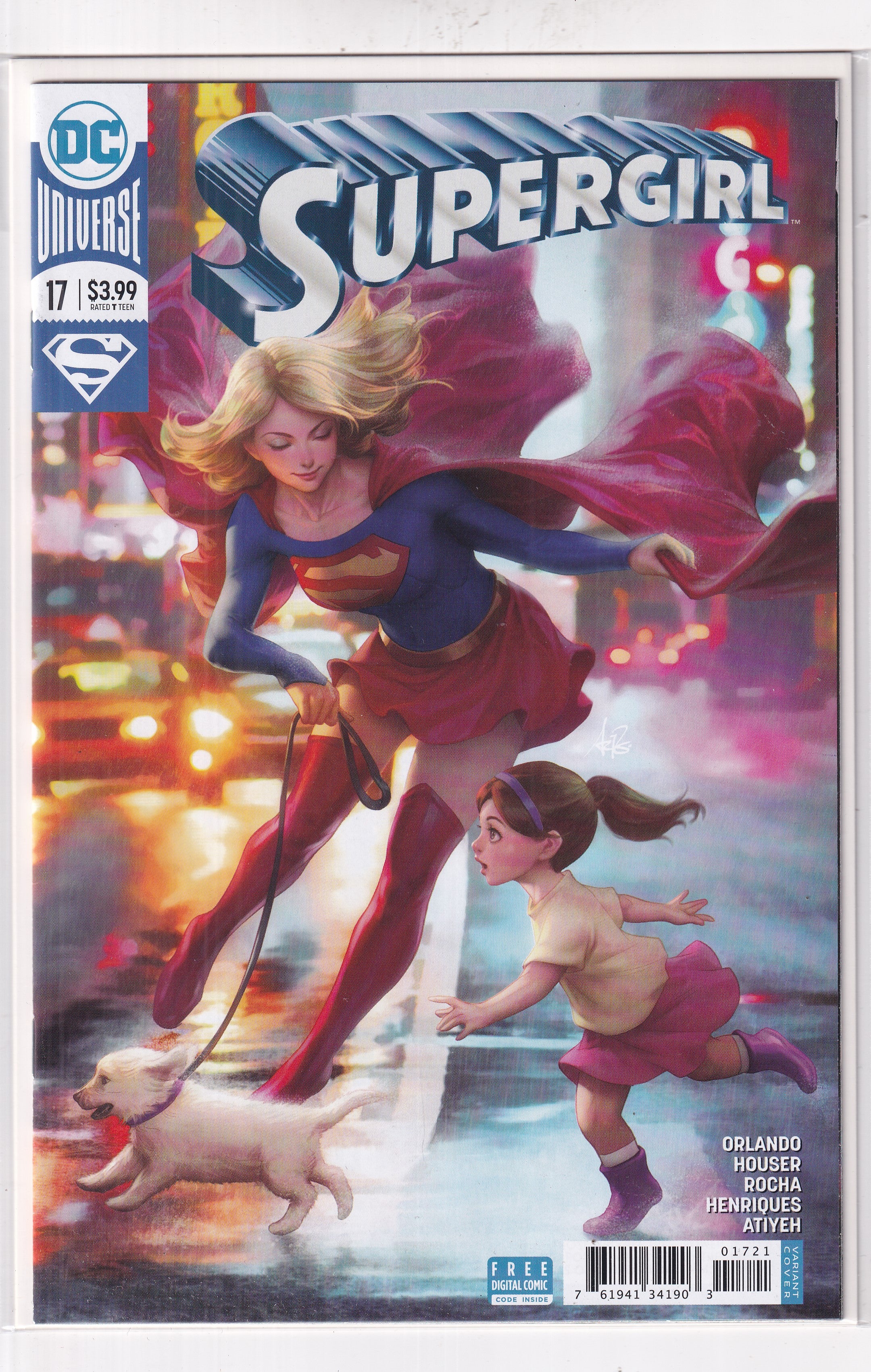 SUPERGIRL #17 ARTGERM VARIANT - Slab City Comics 