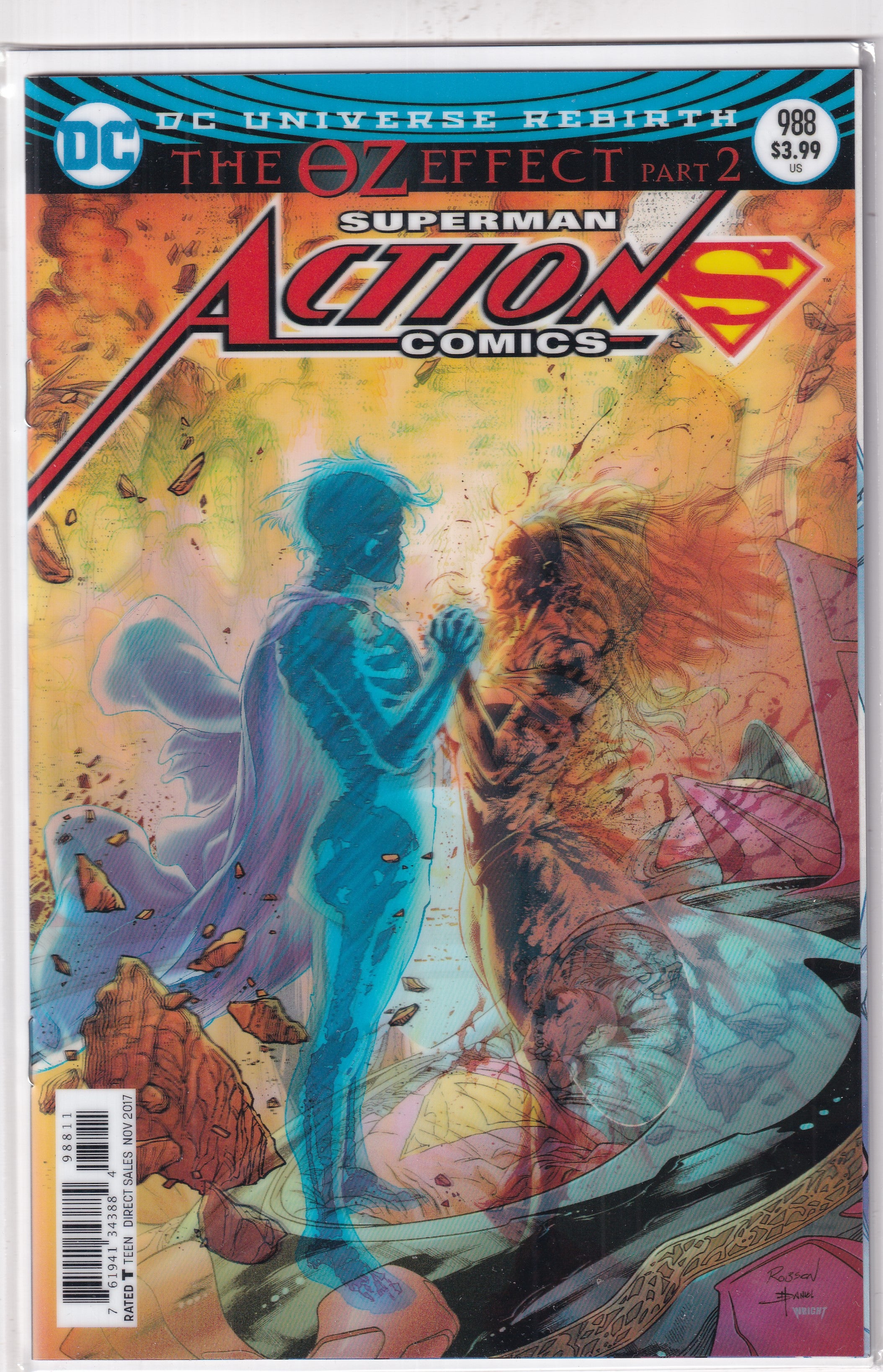 ACTION COMICS #988 LENTICULAR - Slab City Comics 