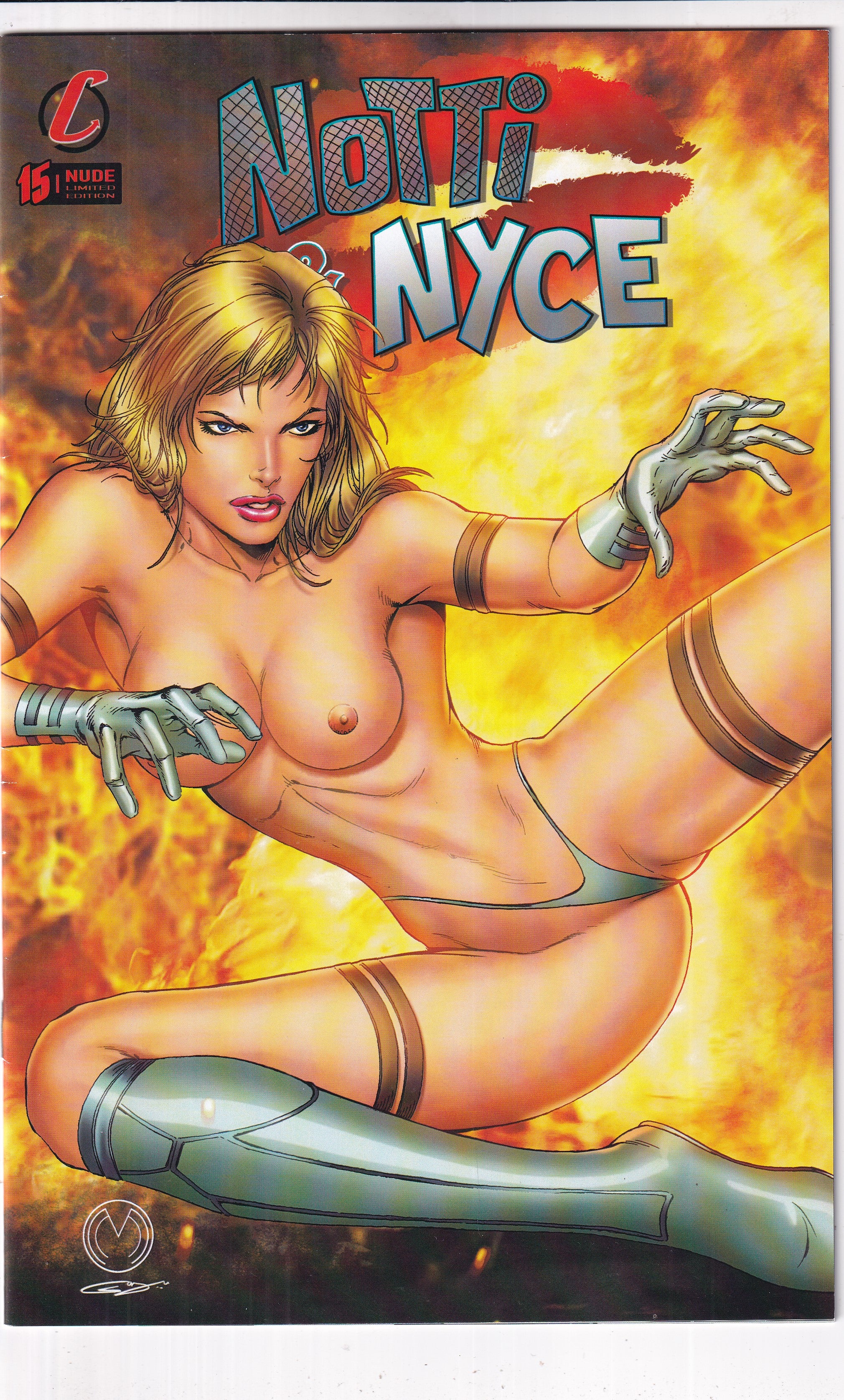 Notti & Nyce #15 Mychaels Naughty Variant - Slab City Comics 