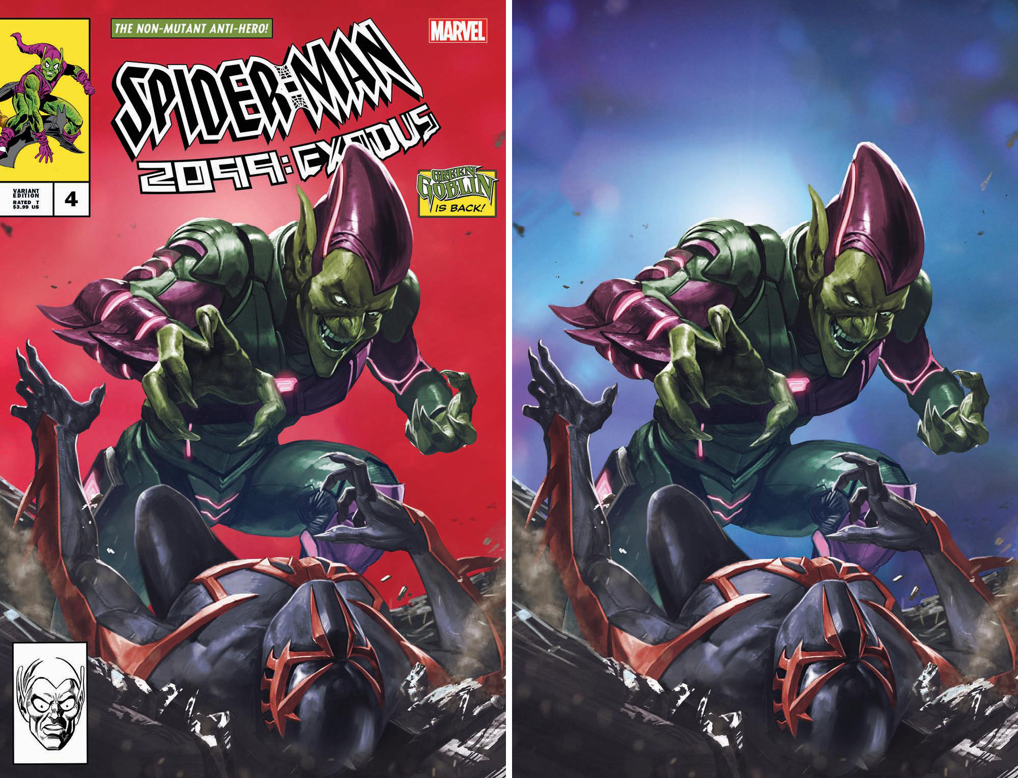 SPIDER-MAN 2099 #4 SKAN VARIANTS - Slab City Comics 