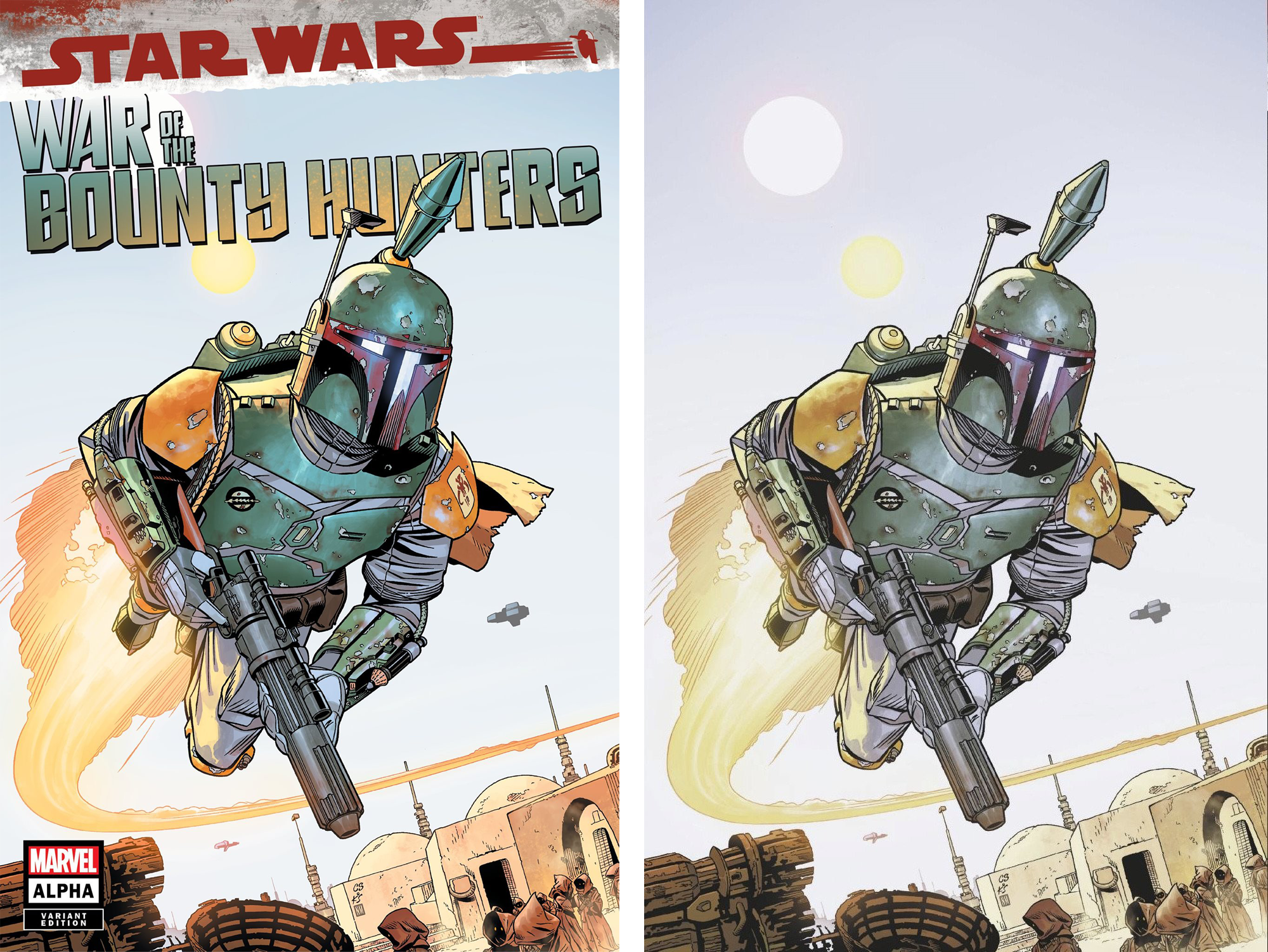 STAR WARS WAR BOUNTY HUNTERS ALPHA #1 SPROUSE VARIANTS - Slab City Comics 