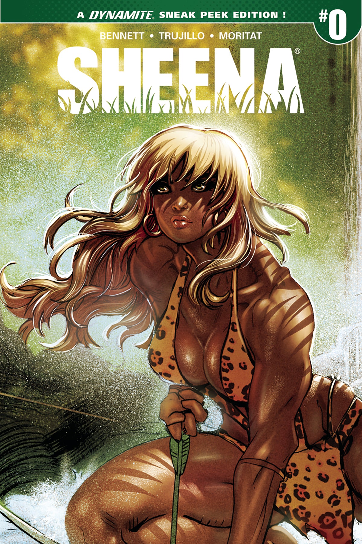 SHEENA #0 MORITAT 1:25 SNEAK PEEK VARIANT - Slab City Comics 