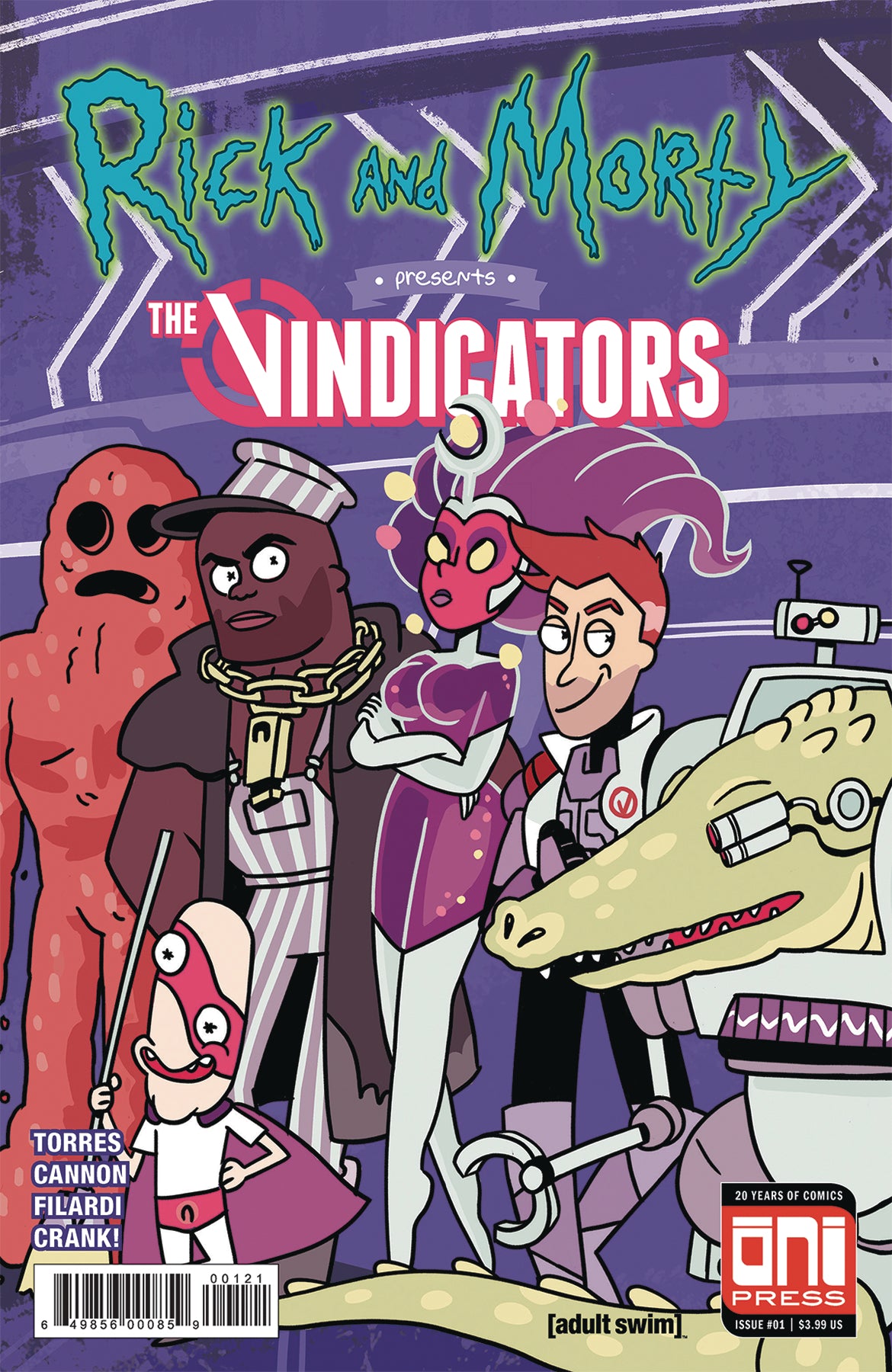 RICK & MORTY PRESENTS THE VINDICATORS #1 VARIANT - Slab City Comics 