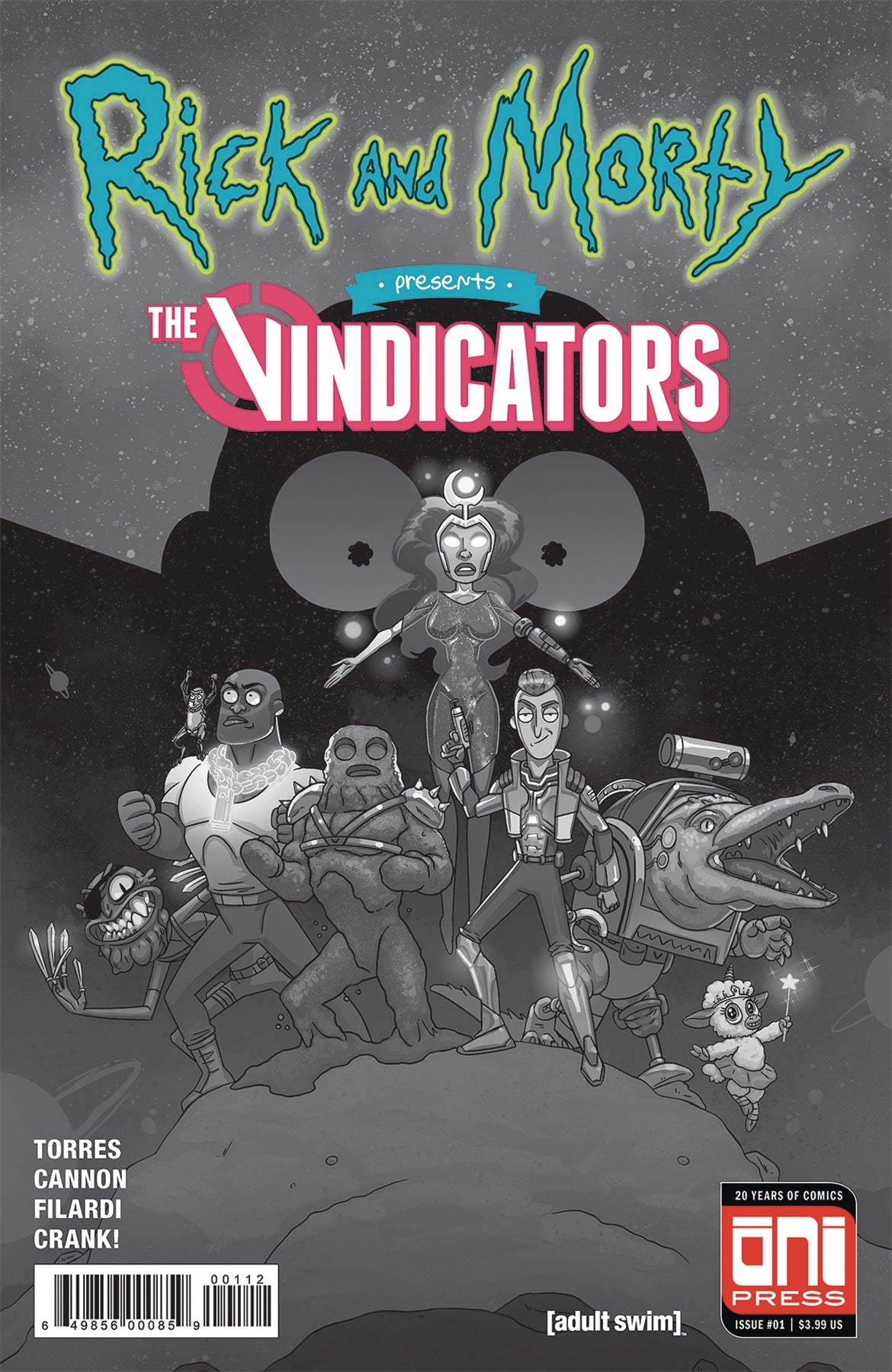 RICK & MORTY PRESENTS THE VINDICATORS #1 2ND PRINT - Slab City Comics 