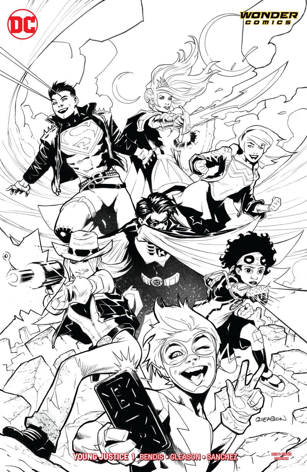 YOUNG JUSTICE #1 VARIANT - Slab City Comics 