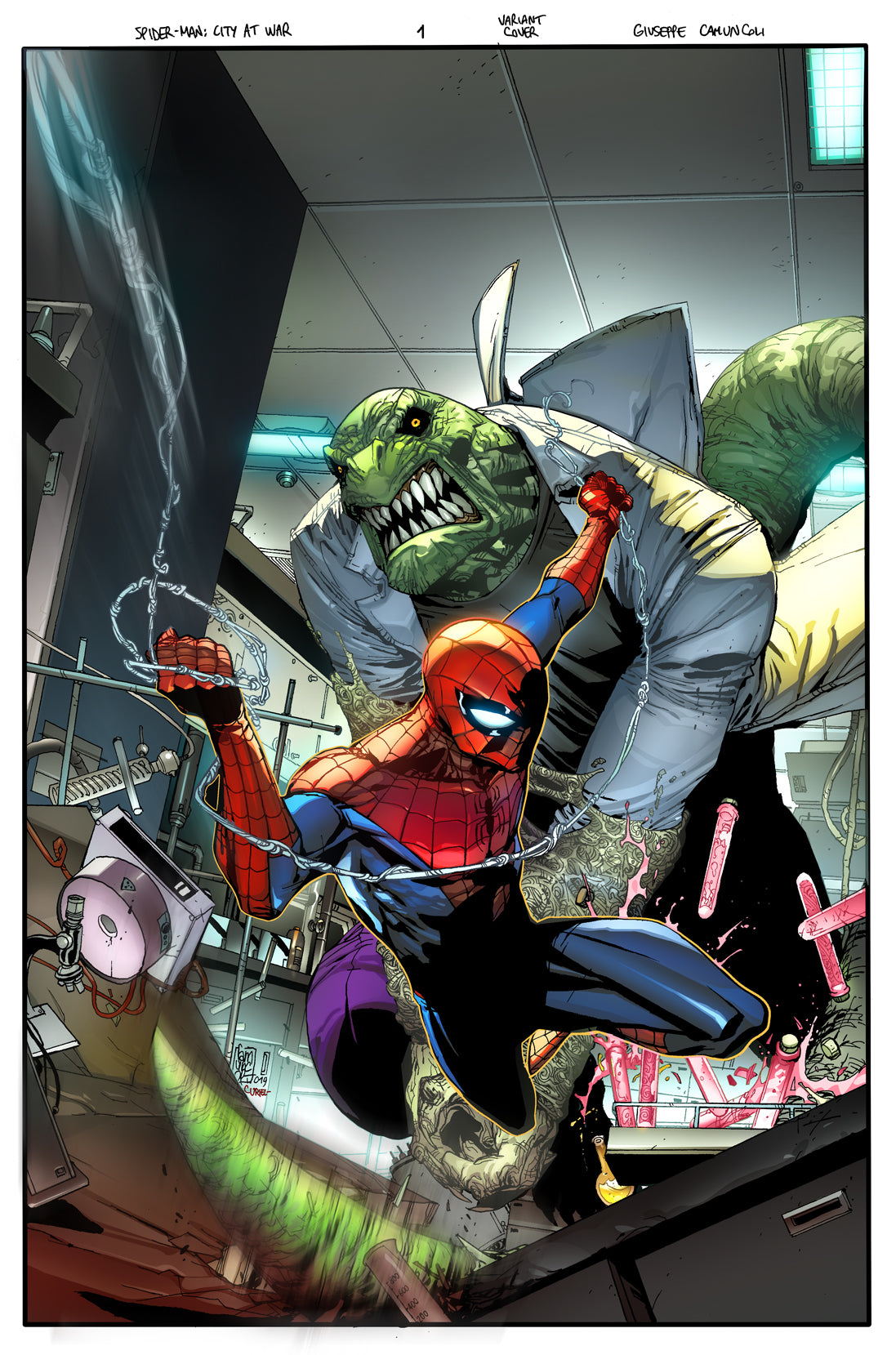 SPIDER-MAN CITY AT WAR #1 VARIANT - Slab City Comics 