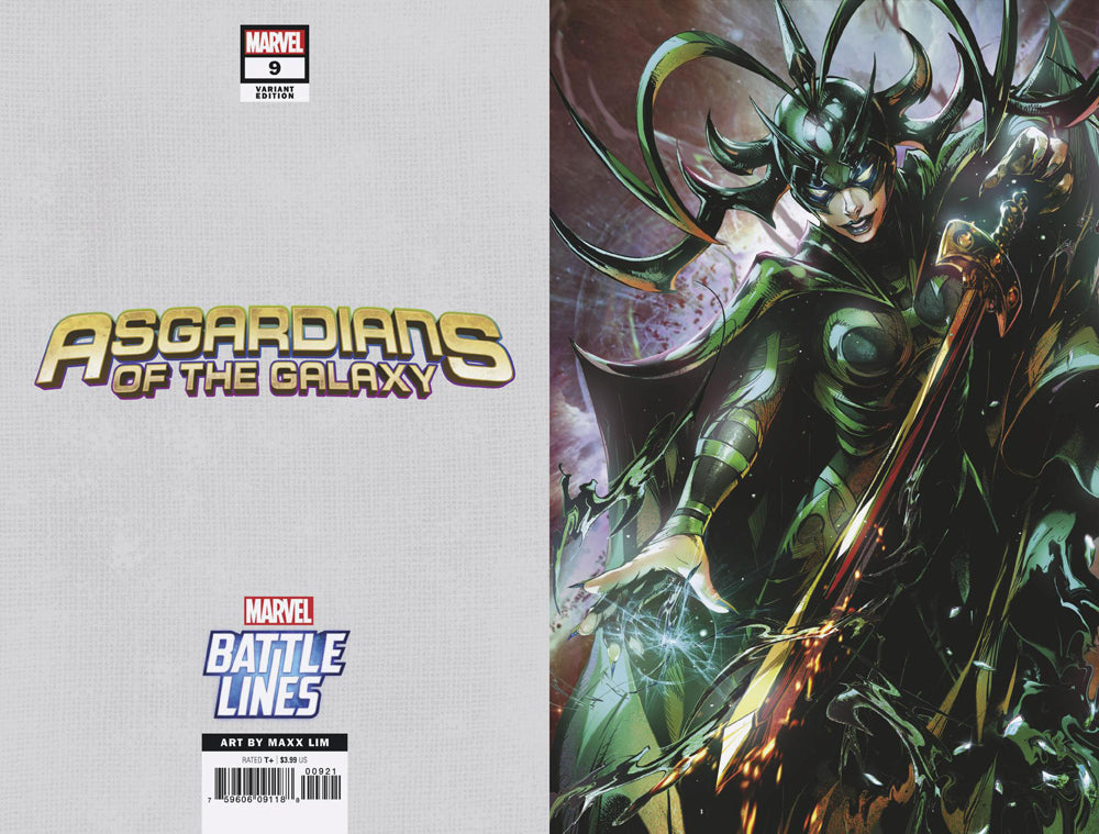 ASGARDIANS OF THE GALAXY #9 MAXX LIM MARVEL BATTLE LINES VAR - Slab City Comics 