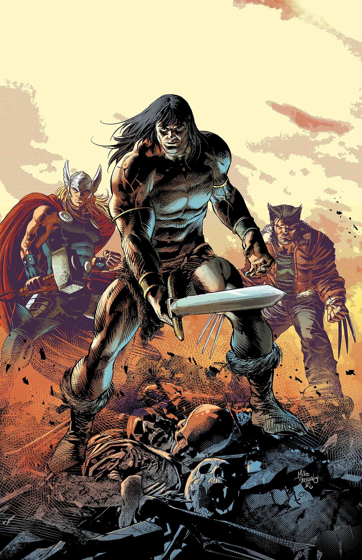 SAVAGE AVENGERS #1 DEODATO  VARIANT - Slab City Comics 