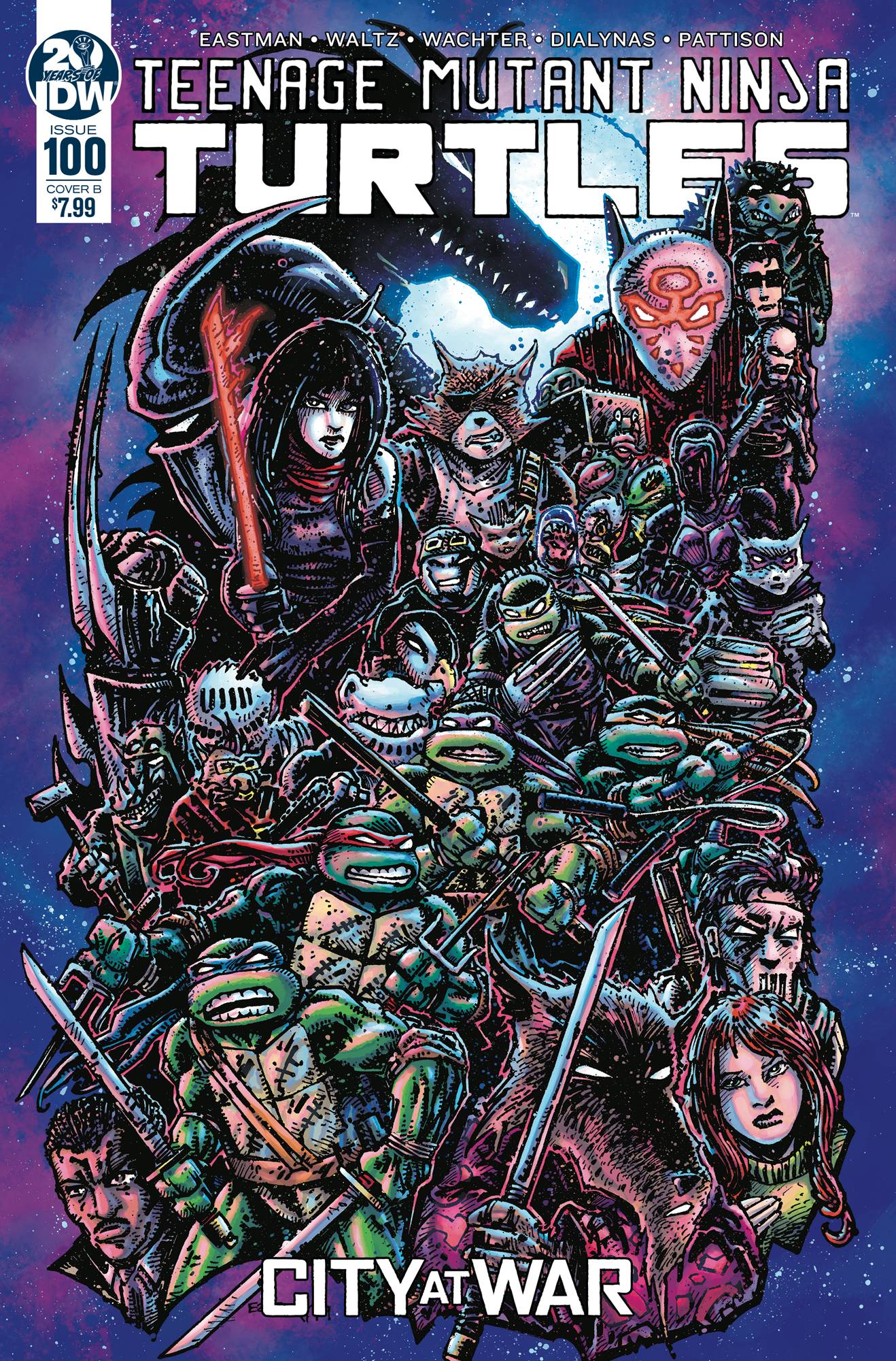 TMNT ONGOING #100 VARIANT EASTMAN - Slab City Comics 