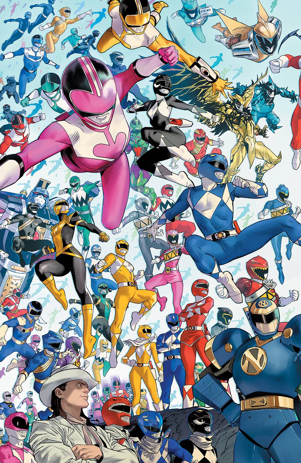 POWER RANGERS #1 1:10 MORA VARIANT - Slab City Comics 