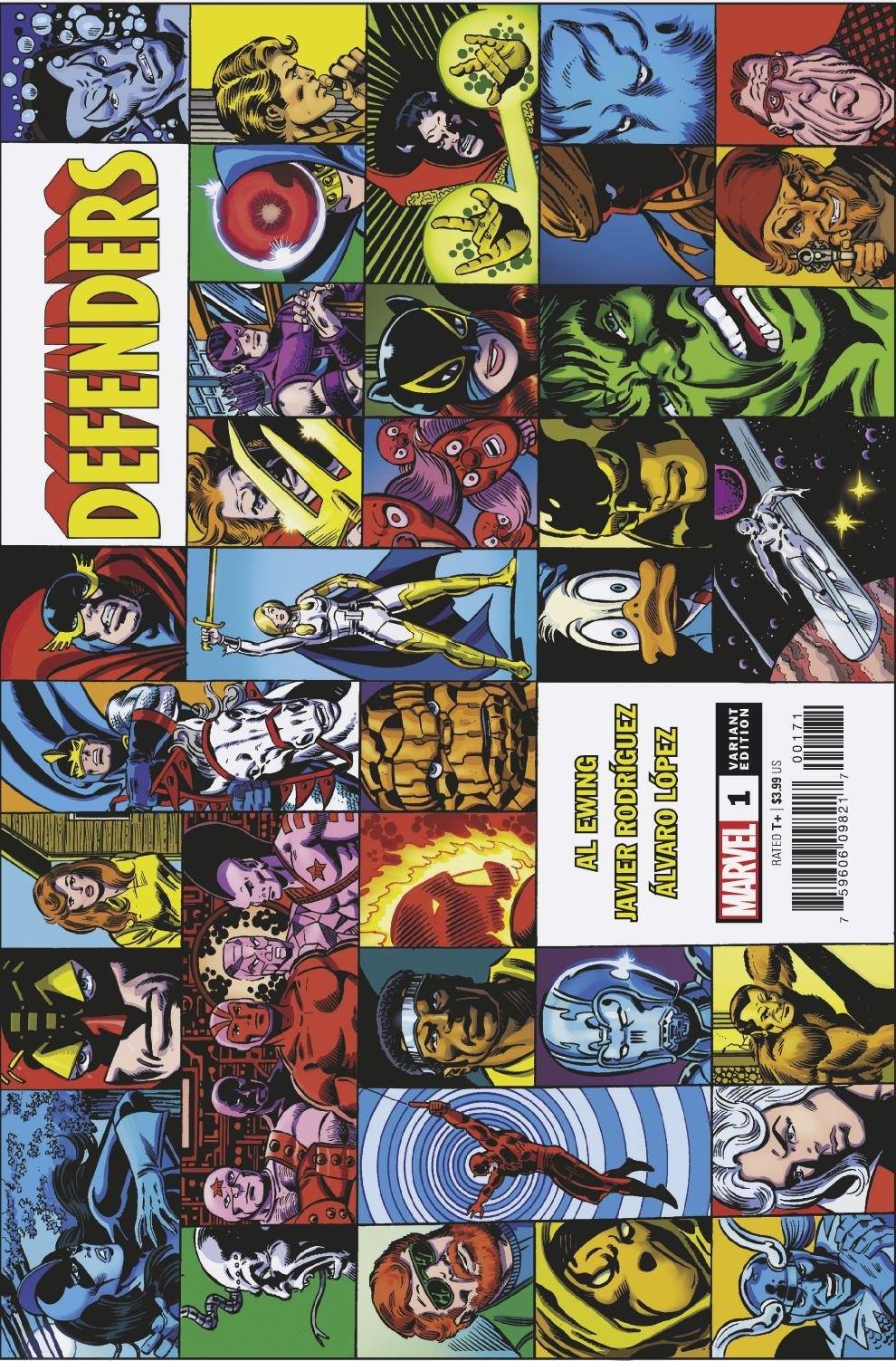 DEFENDERS #1 1:25 PEREZ HIDDEN GEM VARIANT - Slab City Comics 