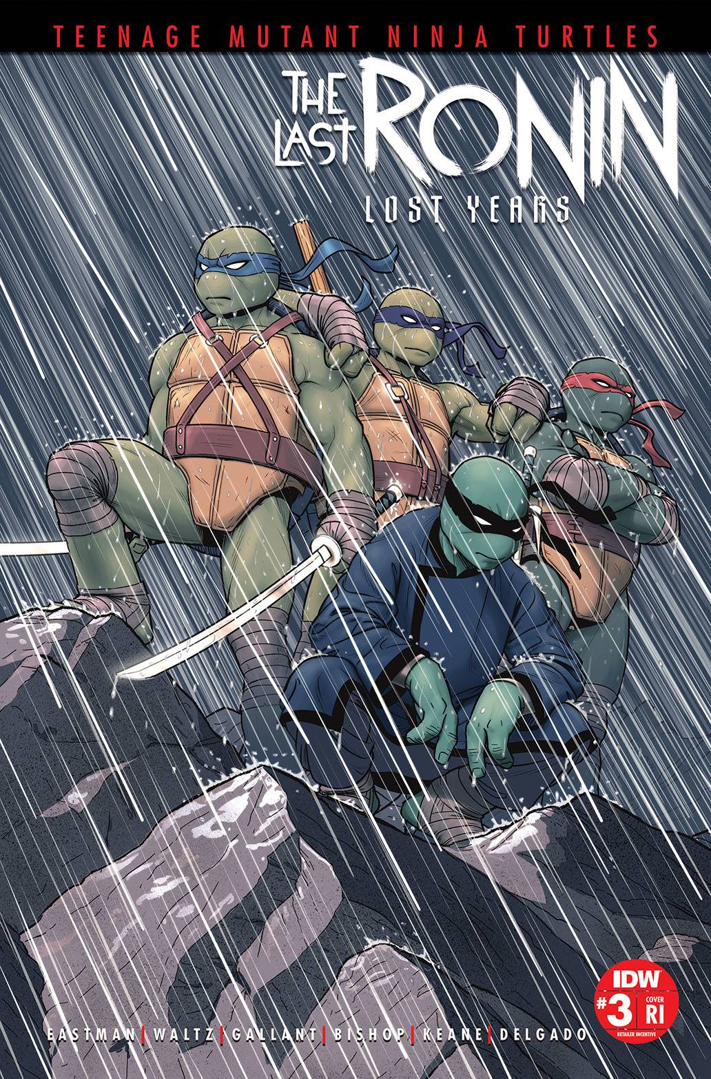 TMNT LAST RONIN LOST YEARS #3 1:25 MCKELVIE VARIANT - Slab City Comics 