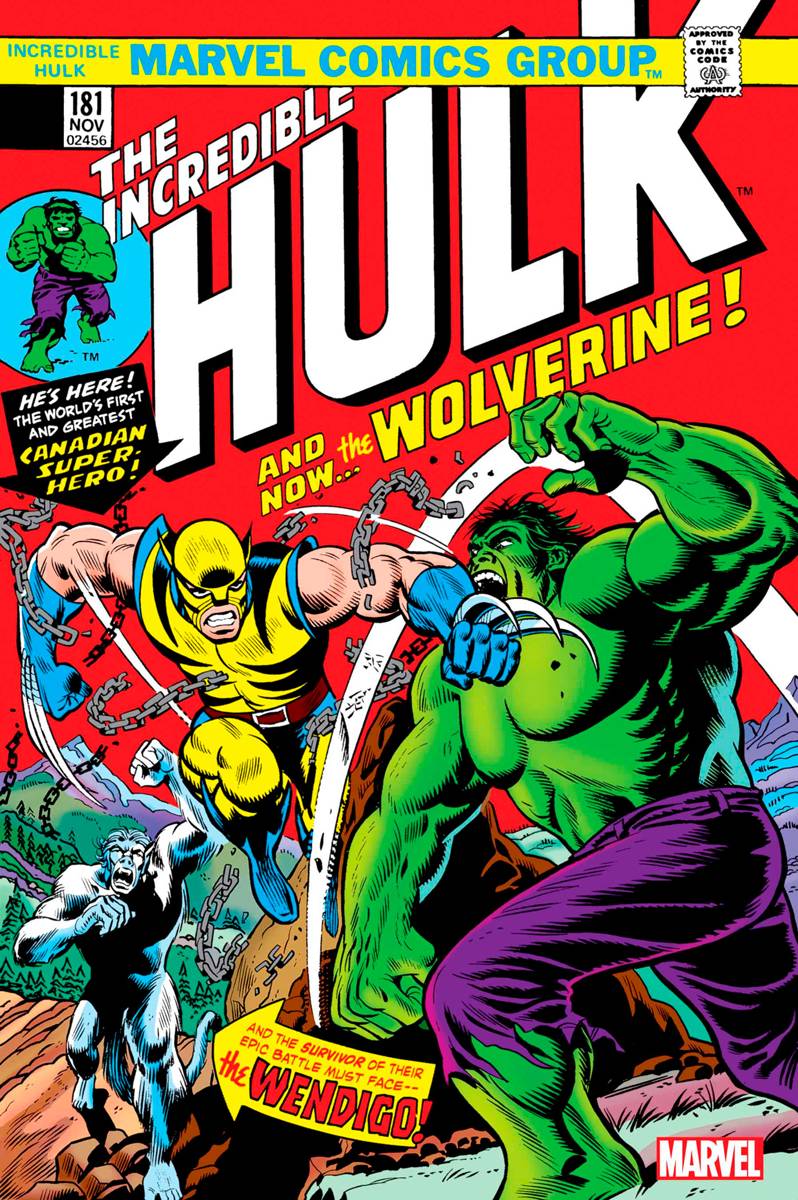 INCREDIBLE HULK #181 FACSIMILE EDITION NEW PTG - Slab City Comics 