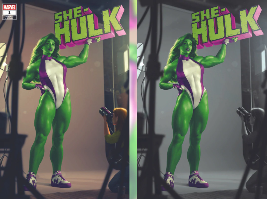 She-Hulk #1 Rahzzah Variants - Slab City Comics 