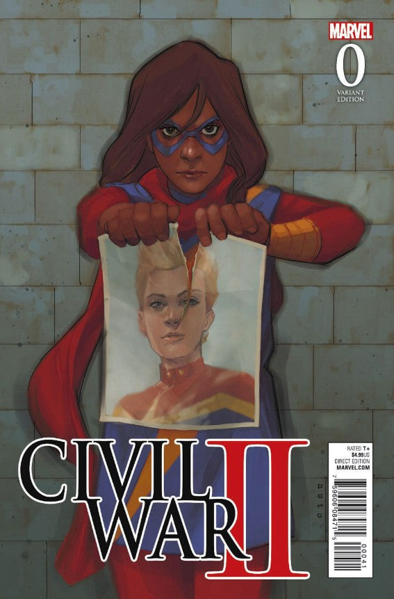 CIVIL WAR II #0 NOTO KAMALA VARIANT - Slab City Comics 