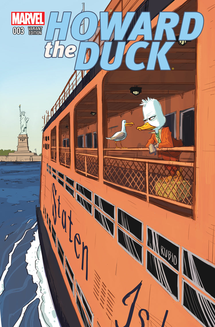 HOWARD THE DUCK #3 RUBIO NYC VARIANT - Slab City Comics 