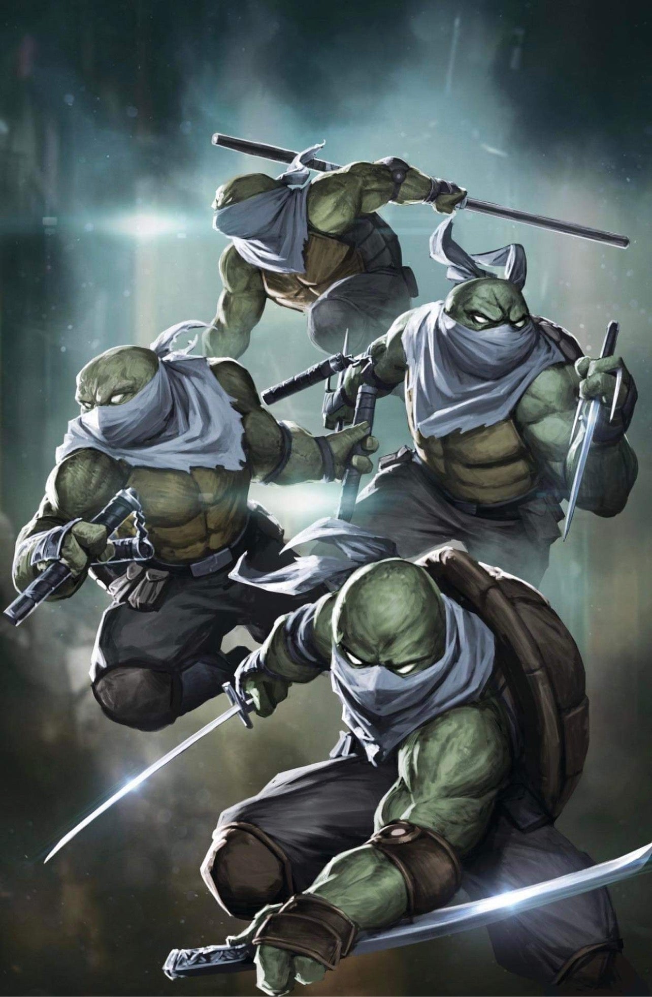 TMNT ARMAGEDDON GAME #1 SKAN VARIANT - Slab City Comics 