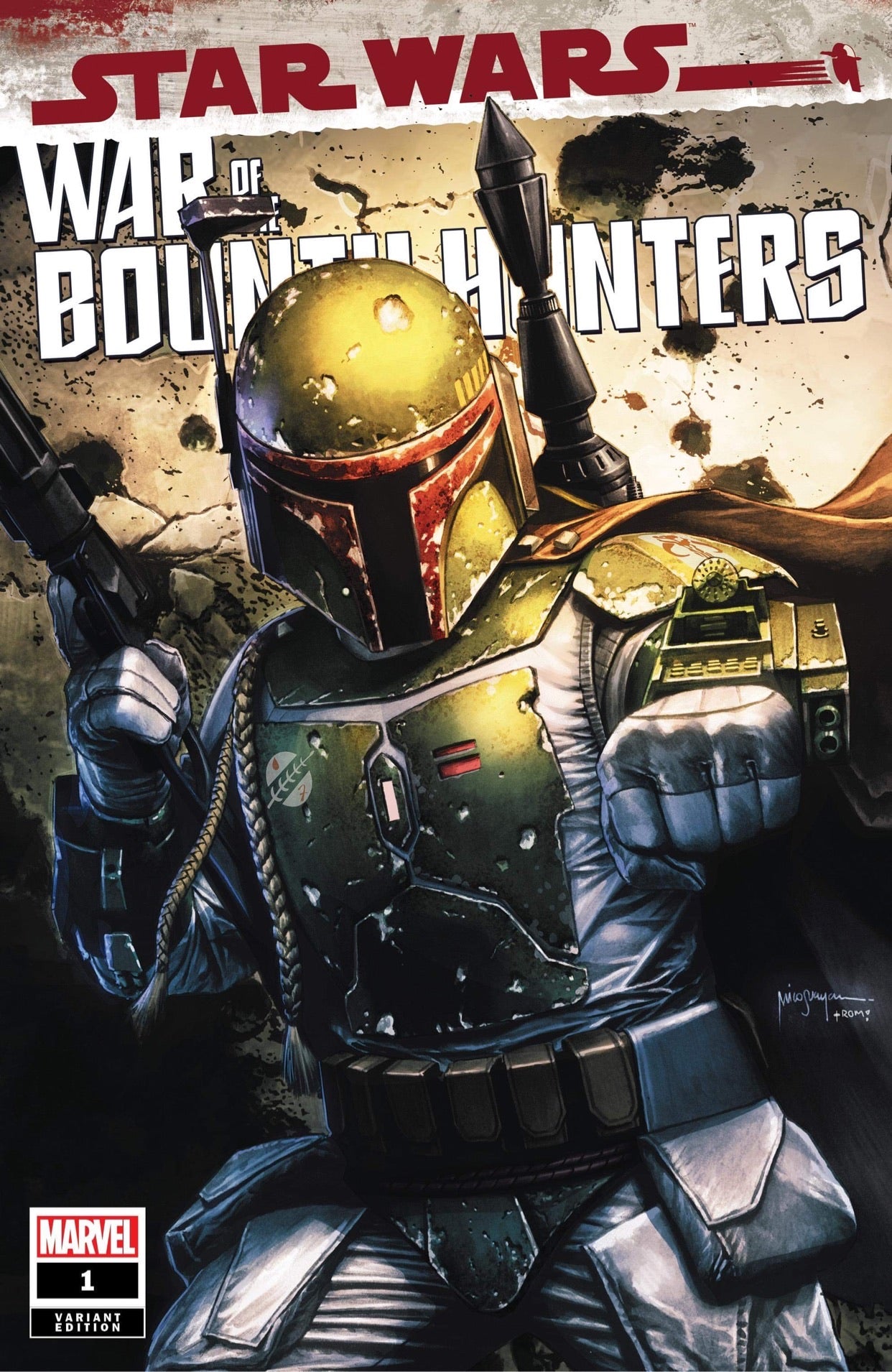 STAR WARS WAR BOUNTY HUNTERS #1 MICO SUAYAN VARIANTS - Slab City Comics 