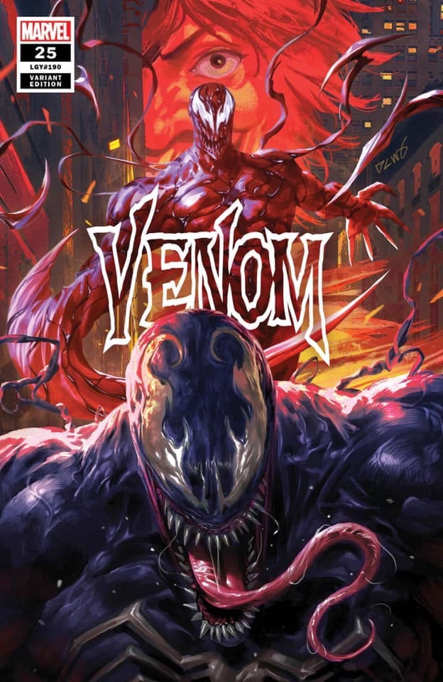 VENOM #25 DERRICK CHEW TRADE & VIRGIN VARIANT - Slab City Comics 