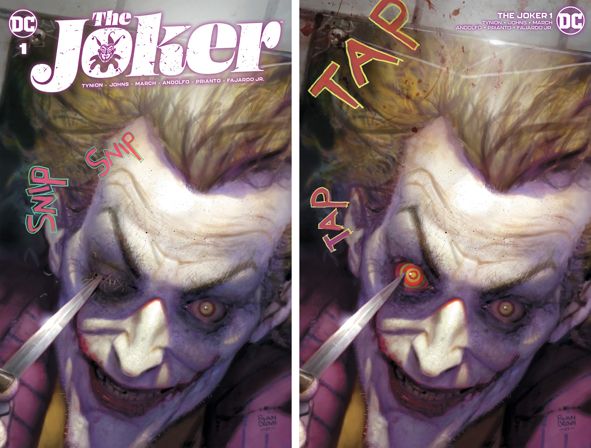 JOKER #1 RYAN BROWN VARIANTS - Slab City Comics 