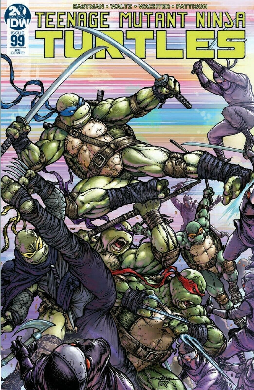 TMNT ONGOING #99 OLIVER CASTANEDA VARIANT - Slab City Comics 